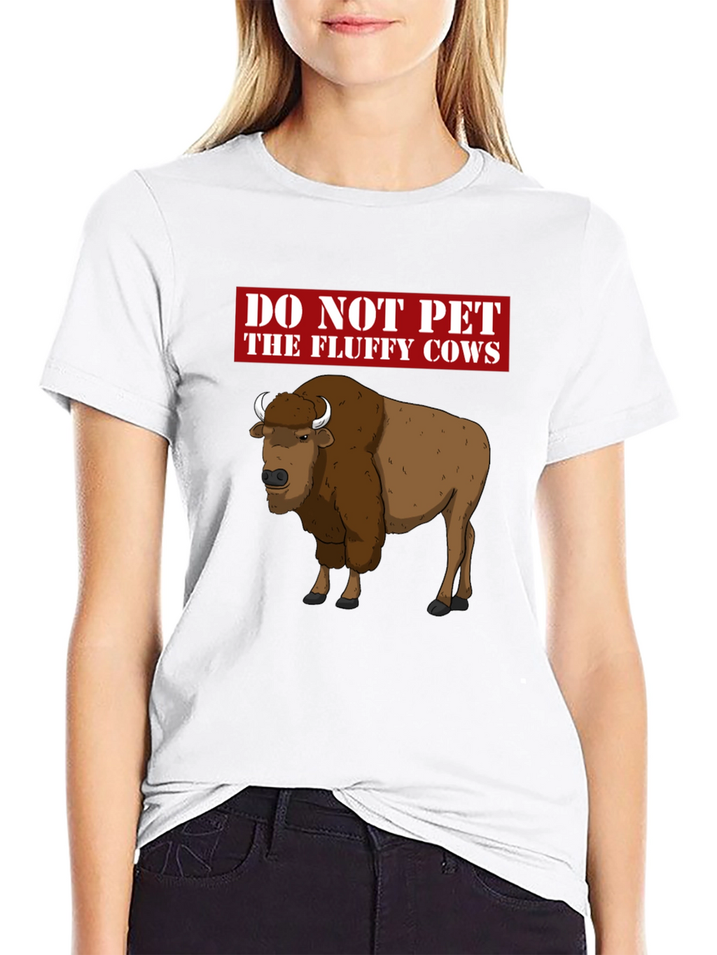 Do Not Pet the Fluffy Cows Graphic T-Shirt