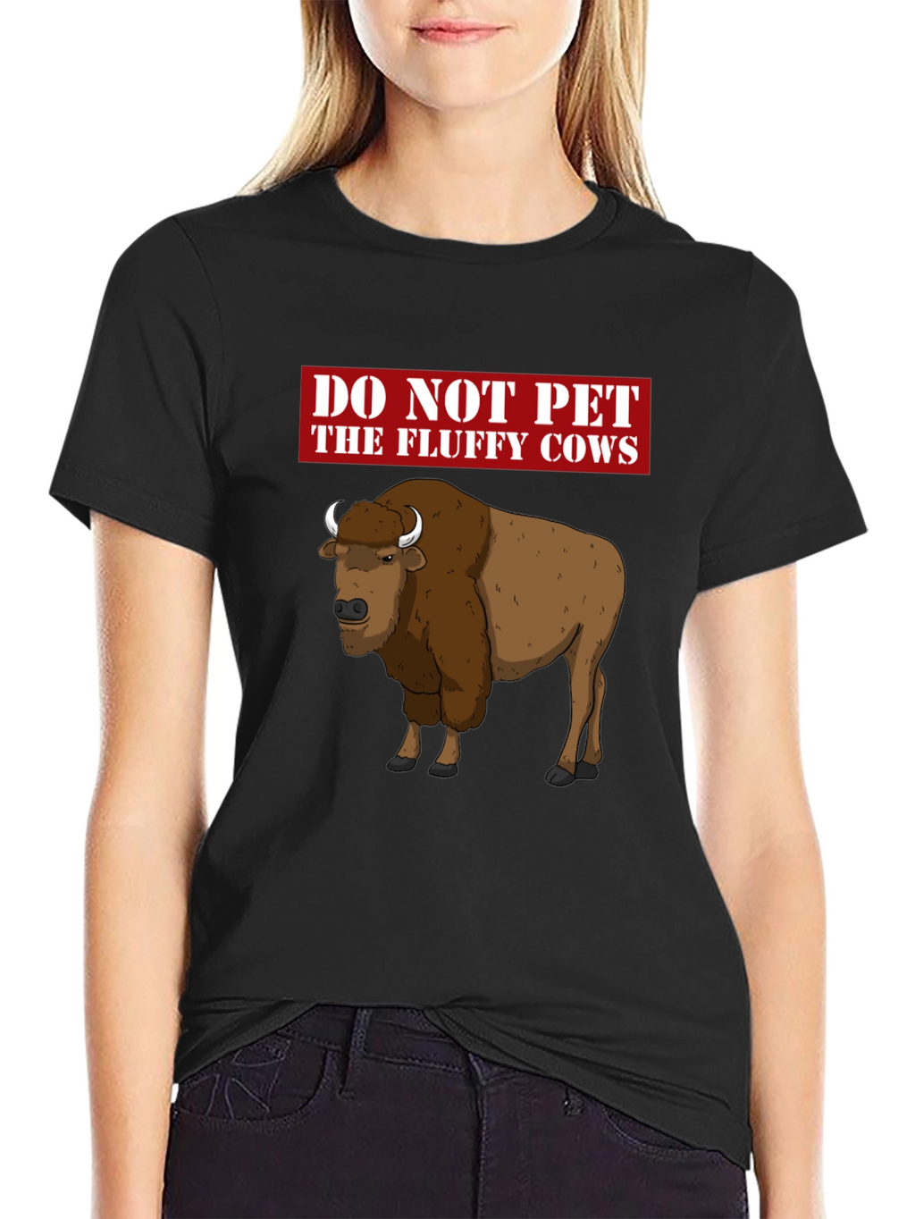 Do Not Pet the Fluffy Cows Graphic T-Shirt