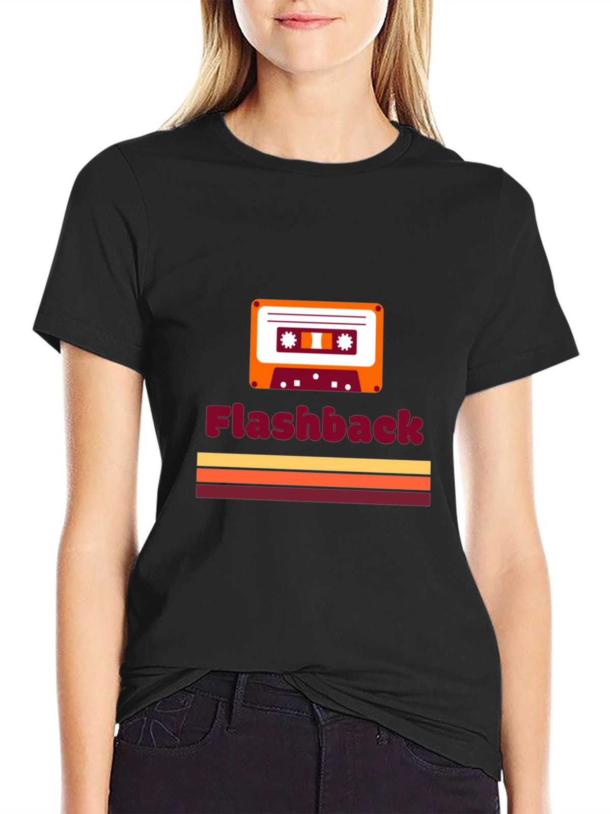 Retro Flashback Cassette Tape Graphic Tee