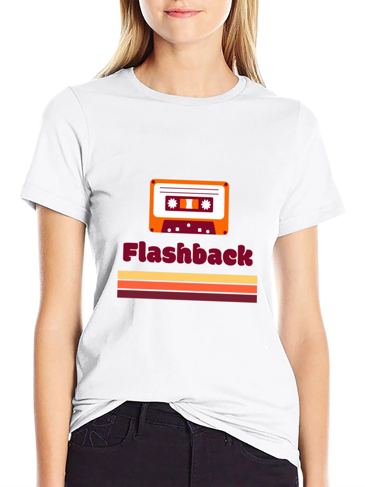 Retro Flashback Cassette Tape Graphic Tee