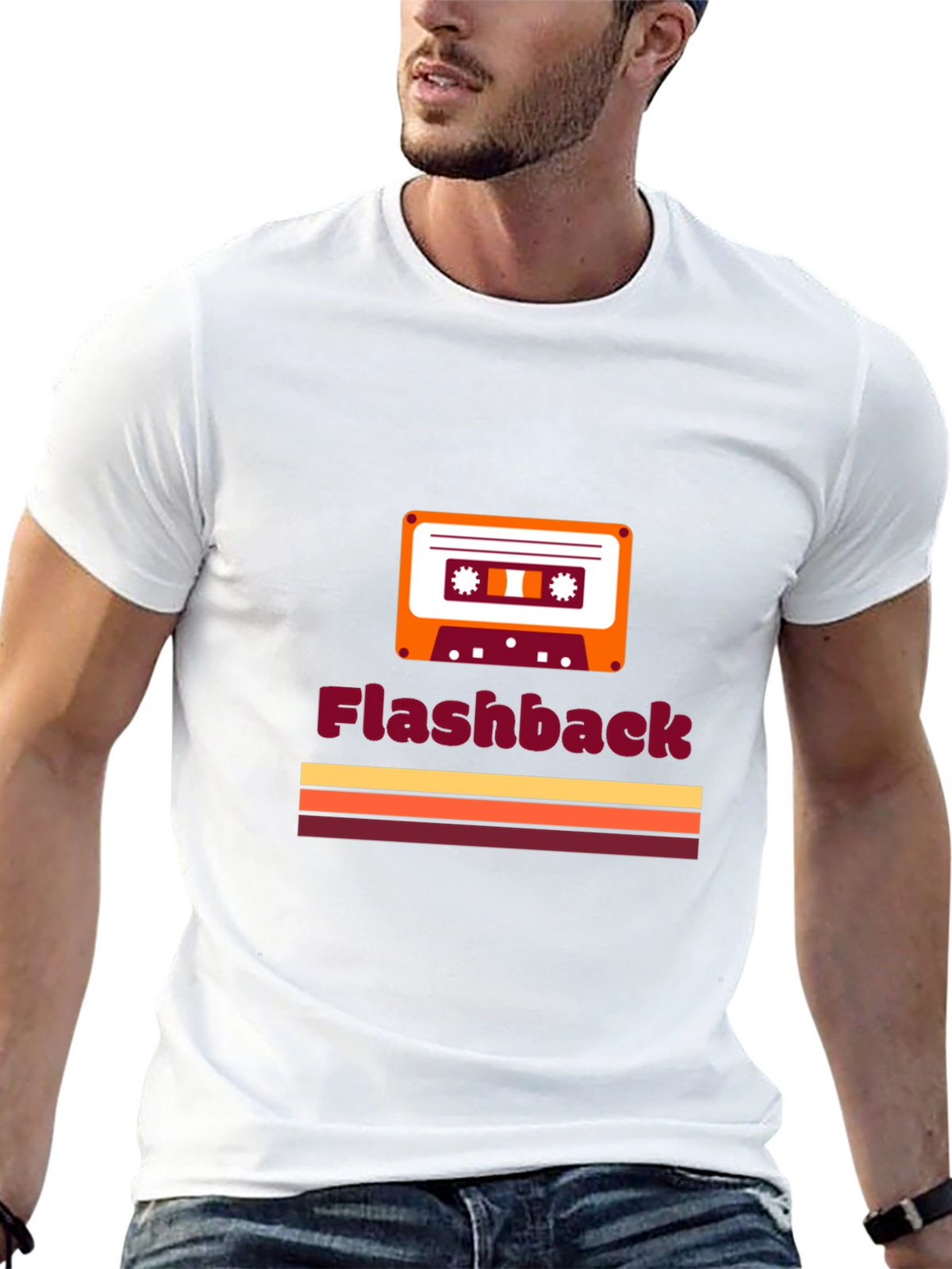 Retro Flashback Cassette Tape Graphic Tee