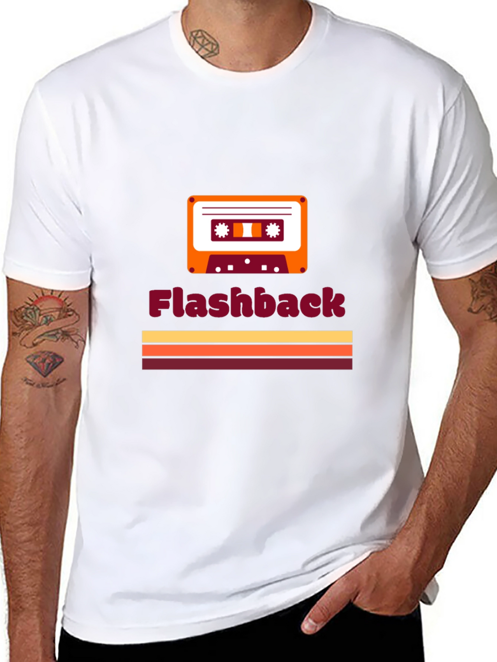 Retro Flashback Cassette Tape Graphic Tee