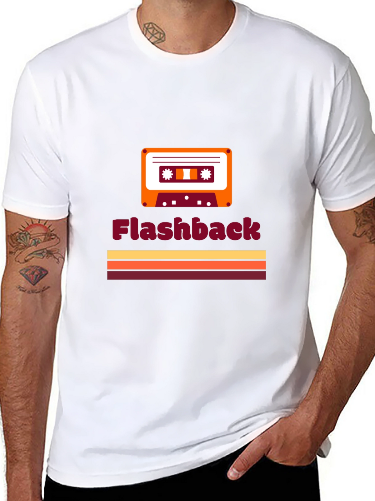 Retro Flashback Cassette Tape Graphic Tee