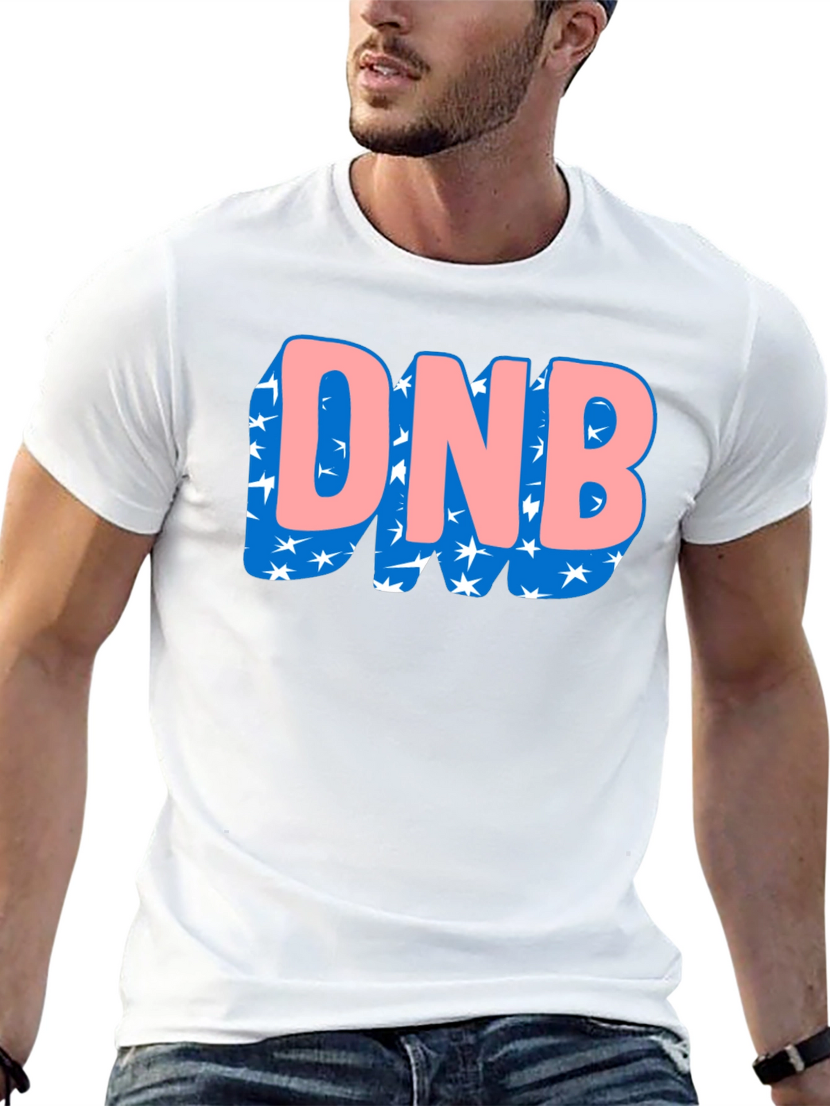 DNB Starry Graphic Tee - Black