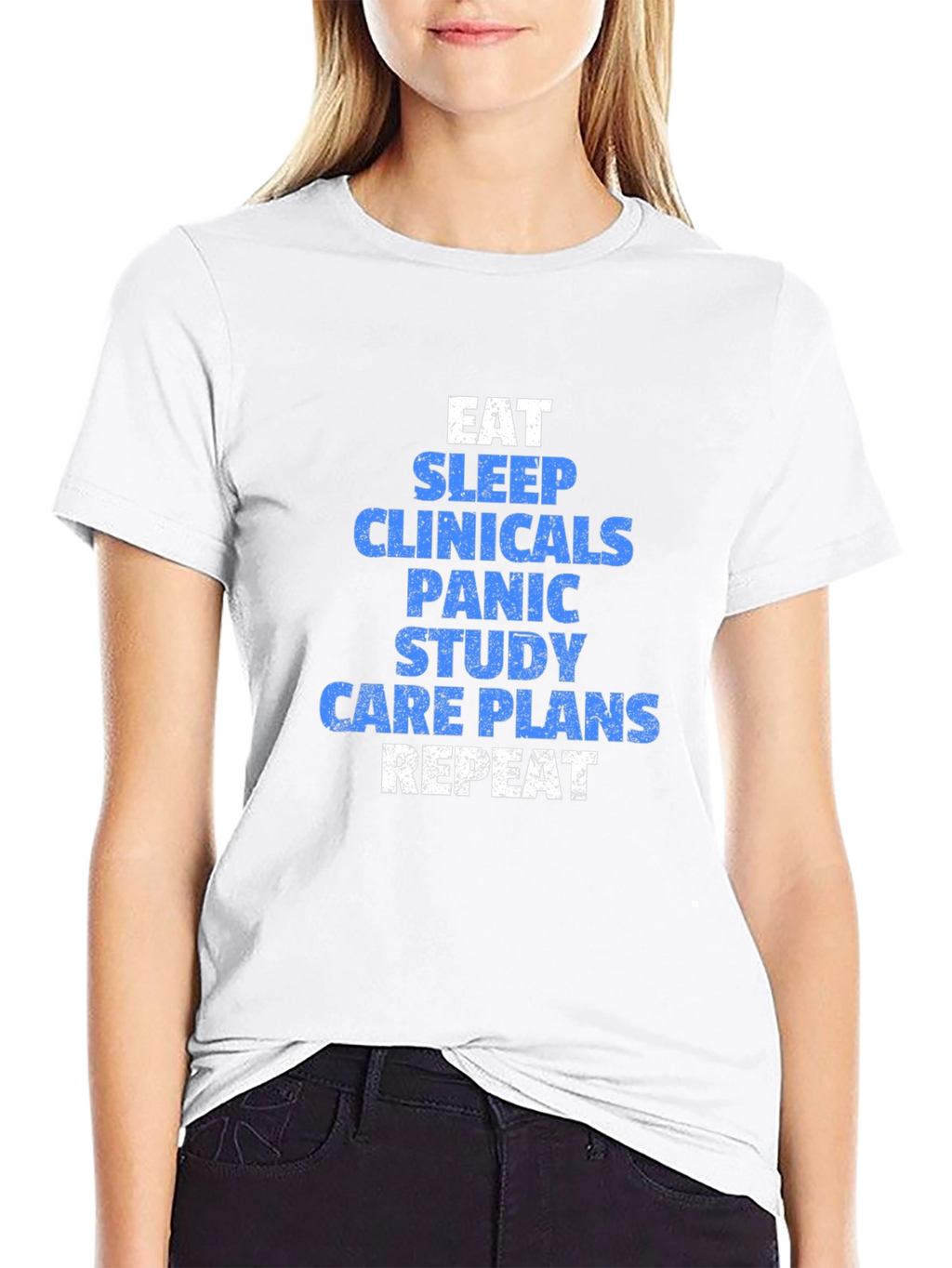 Eat Sleep Clinicals Funny Nursing T-Shirt