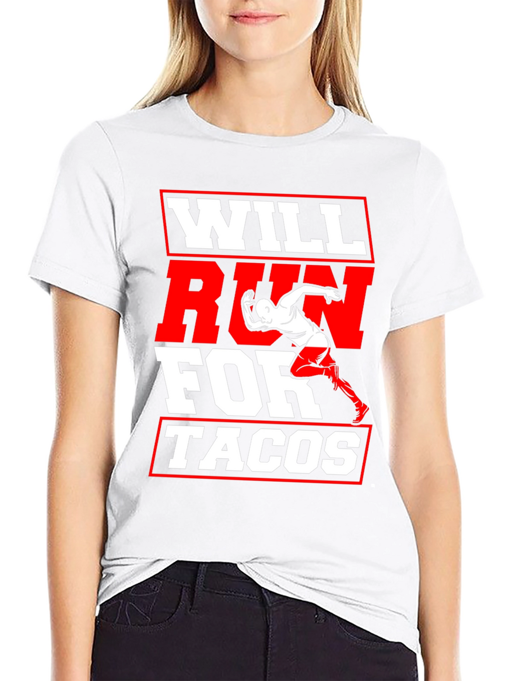 Will Run for Tacos Graphic T-Shirt