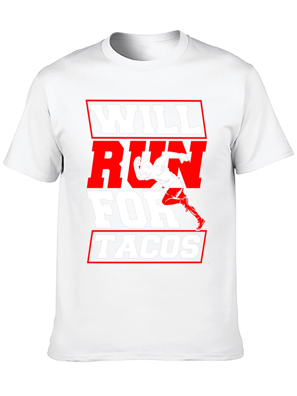 Will Run for Tacos Graphic T-Shirt