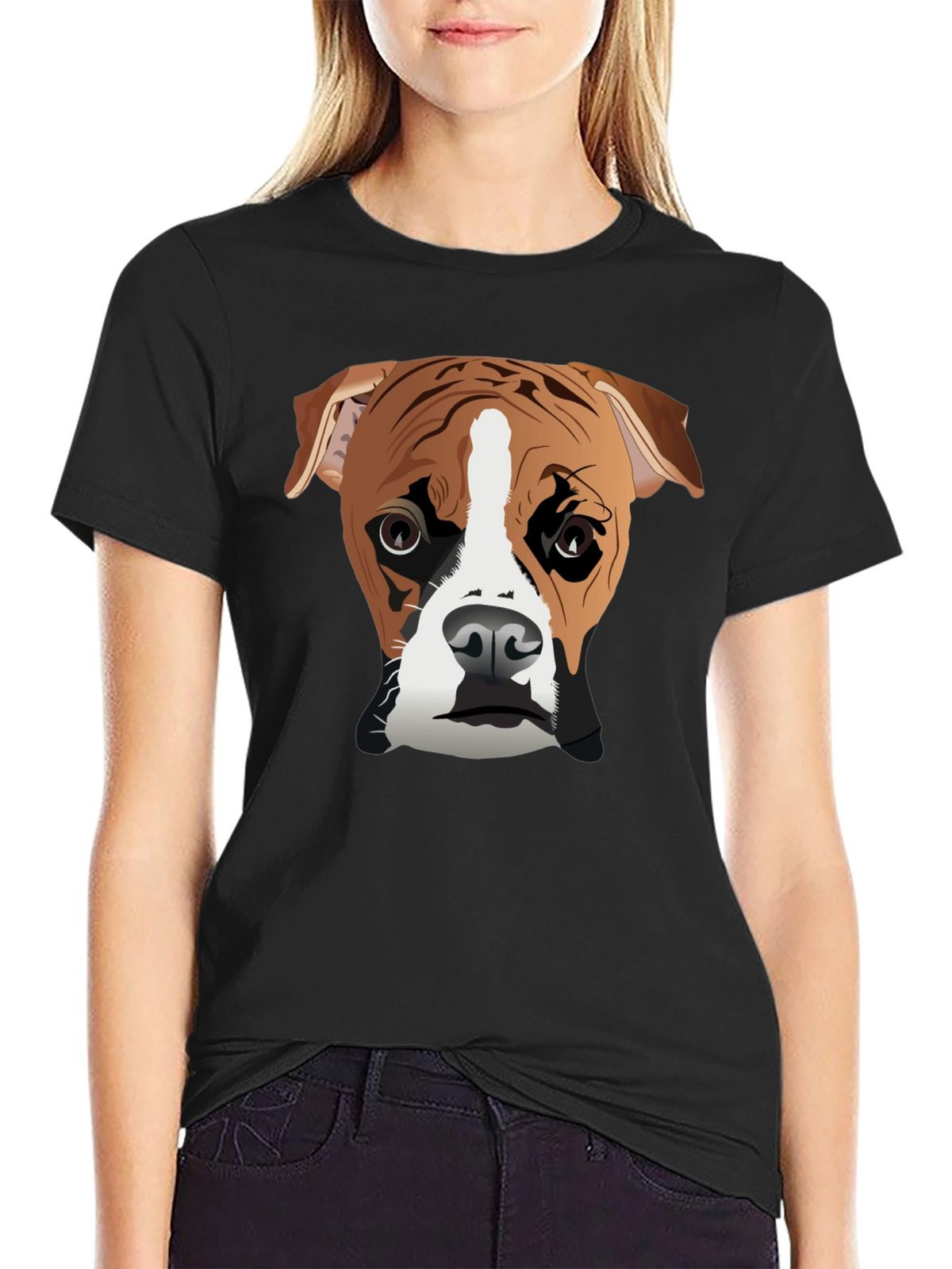 Boxer Dog Graphic Tee - Cool Canine Style