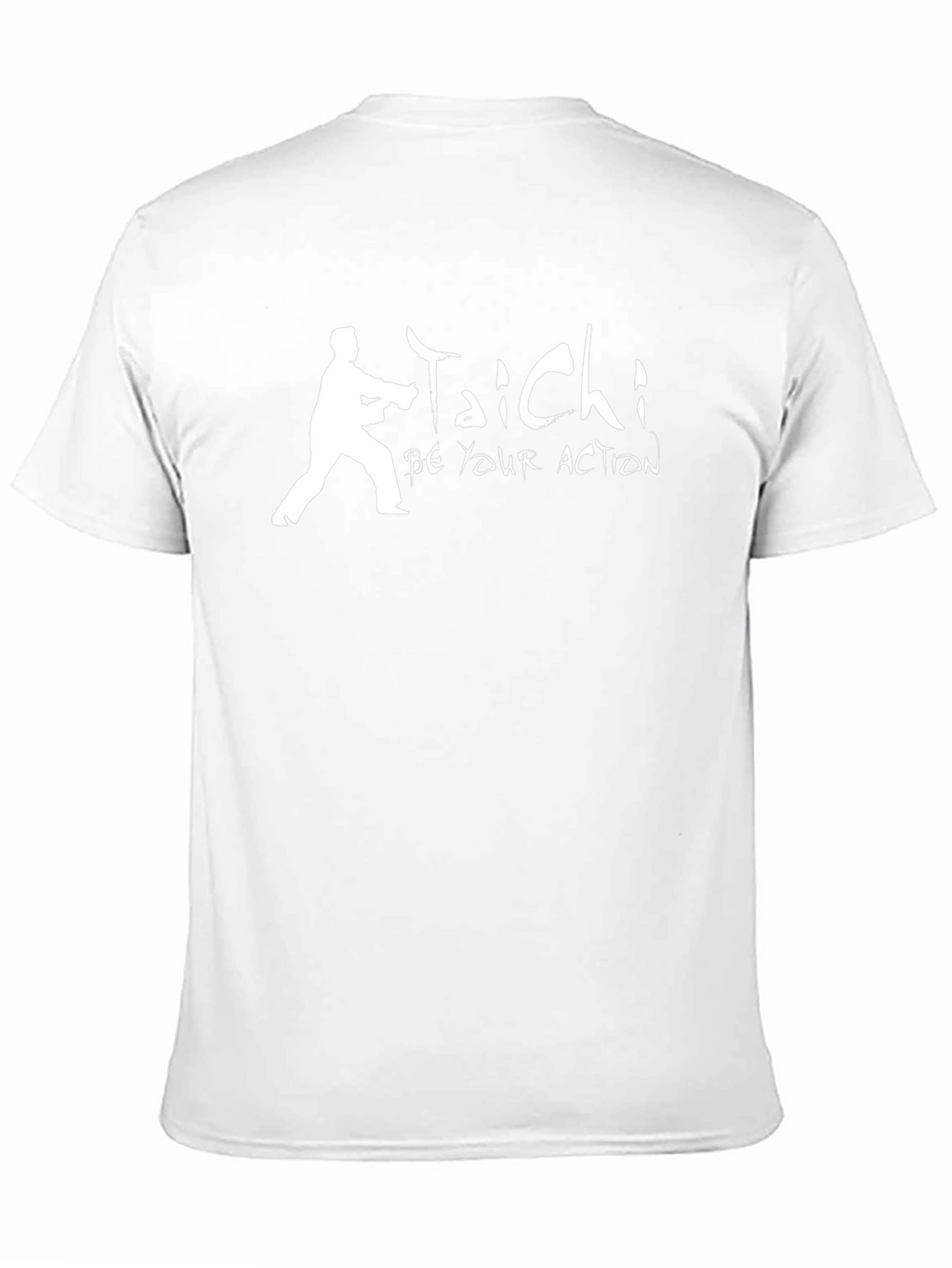 Tai Chi Be Your Action Graphic Black T-Shirt
