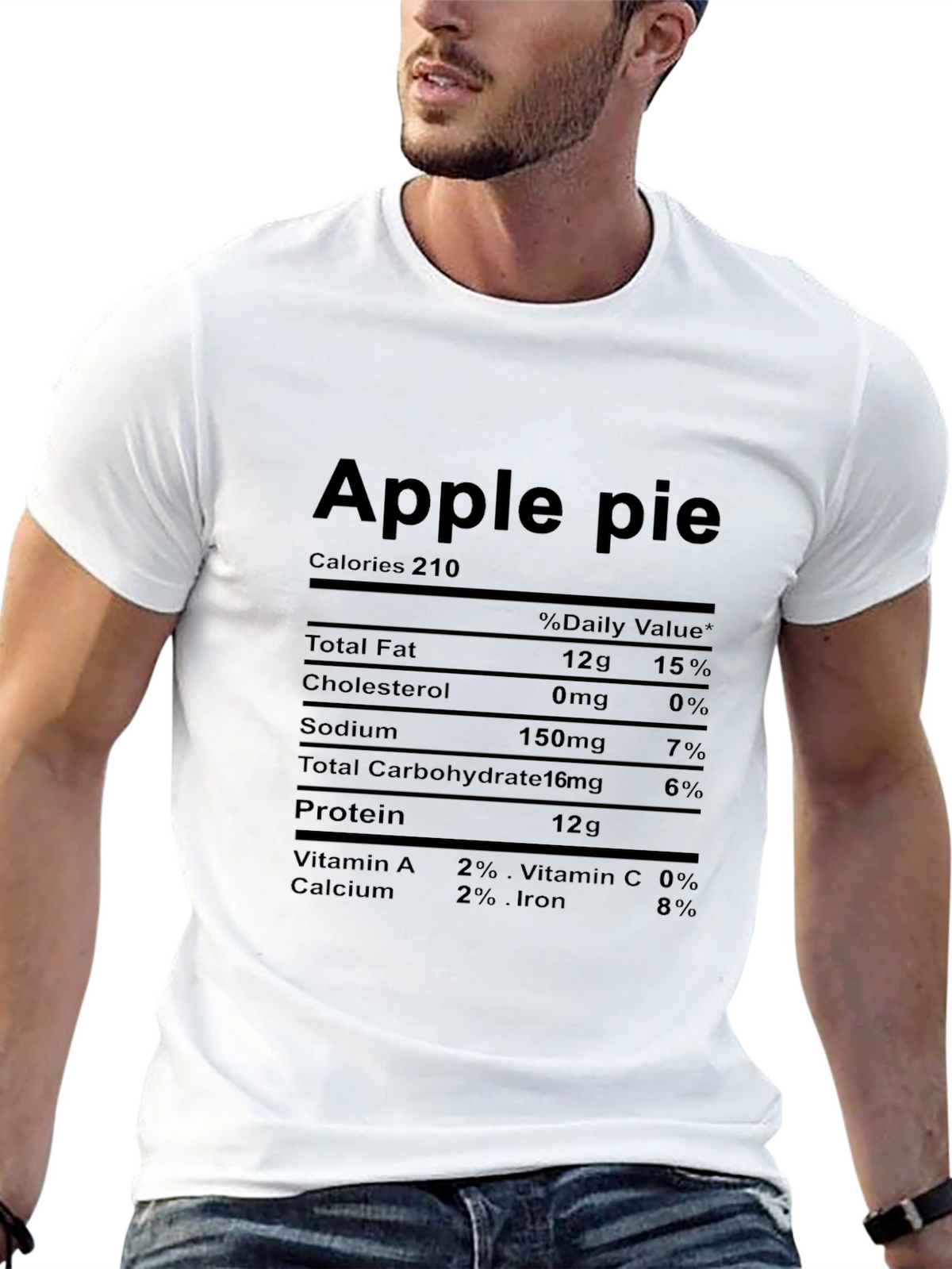 Apple Pie Nutrition Facts T-Shirt