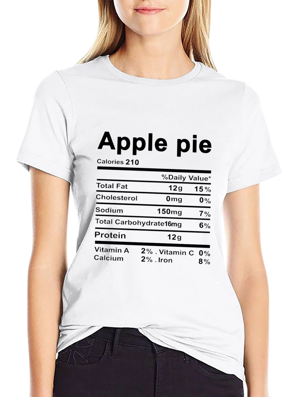Apple Pie Nutrition Facts T-Shirt