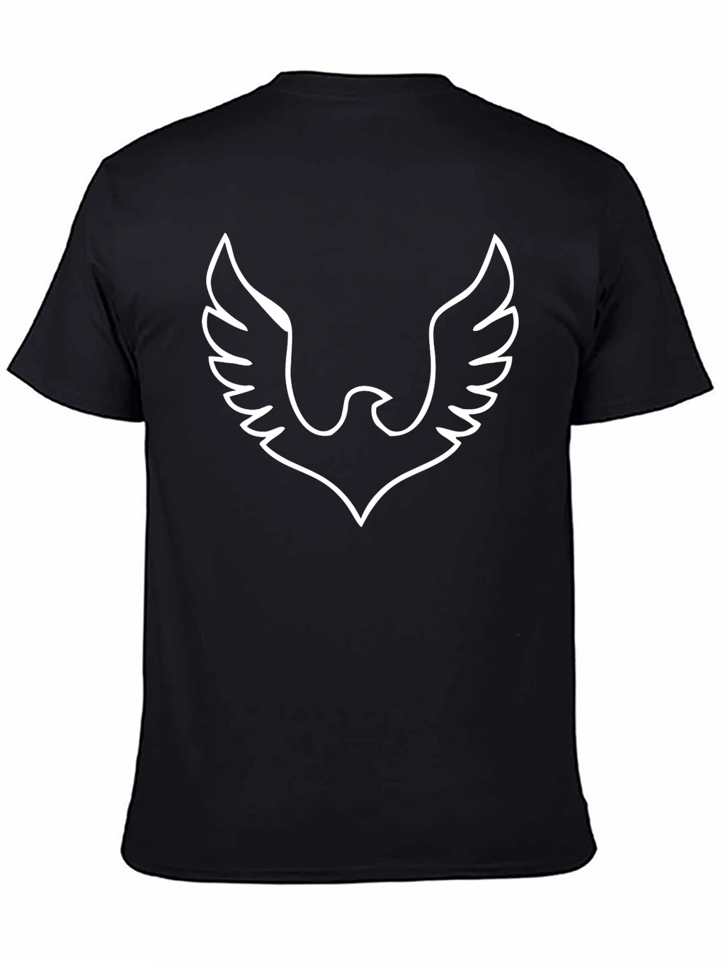 Phoenix Graphic Tee - Black Cotton Blend