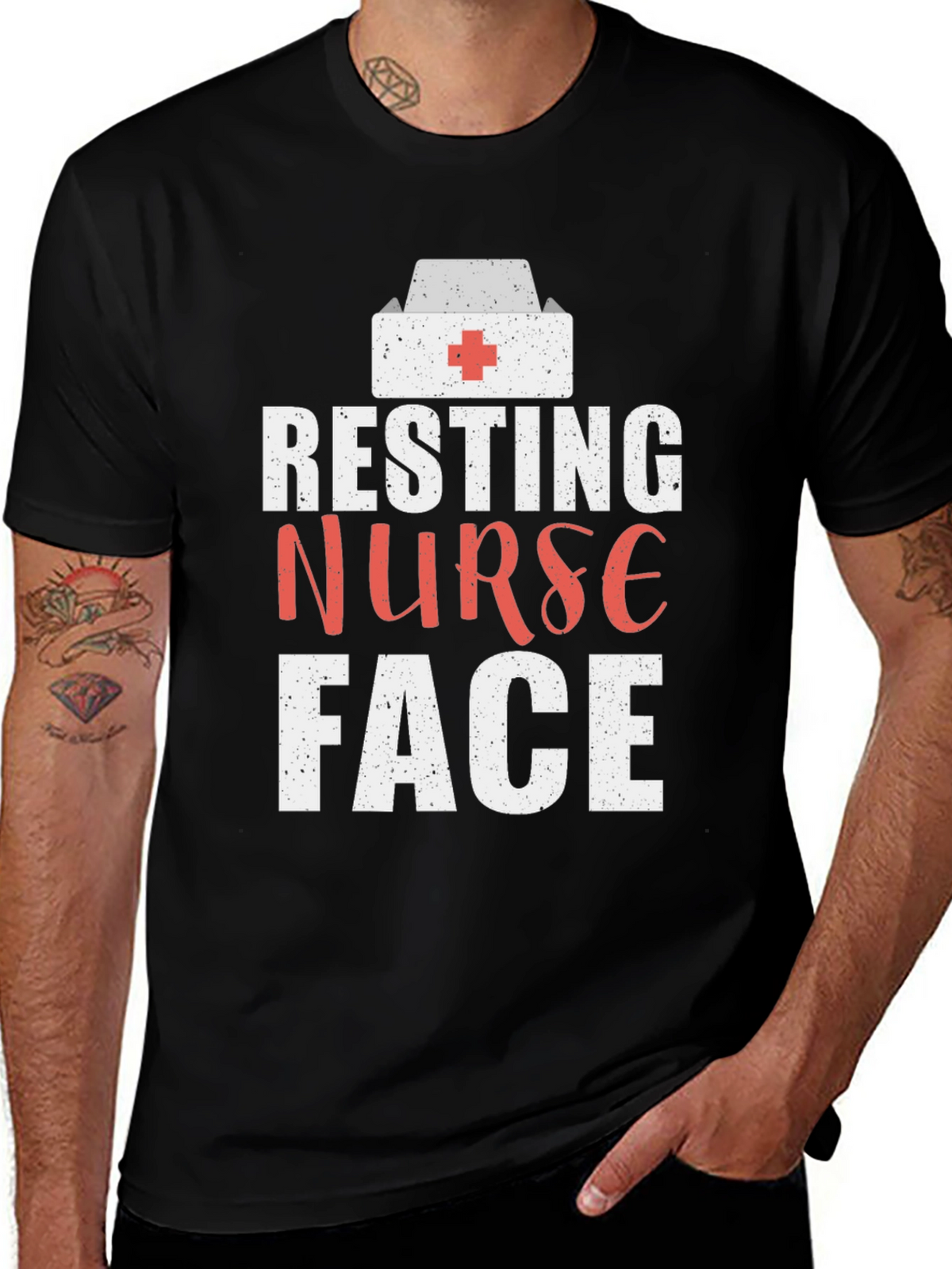 Resting Nurse Face Graphic Tee