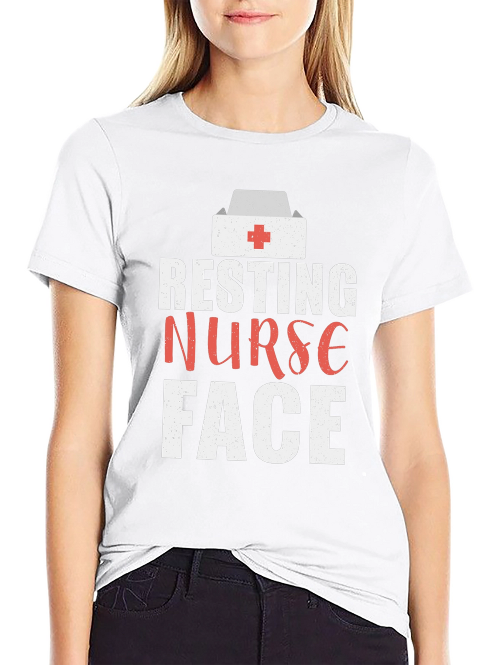 Resting Nurse Face Graphic Tee