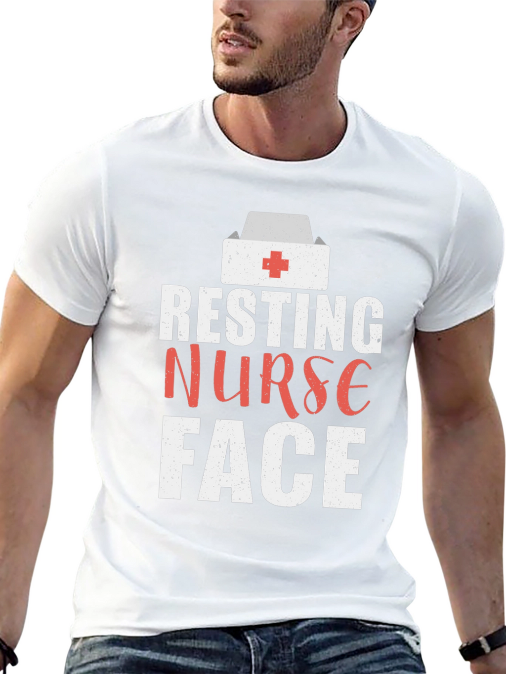 Resting Nurse Face Graphic Tee