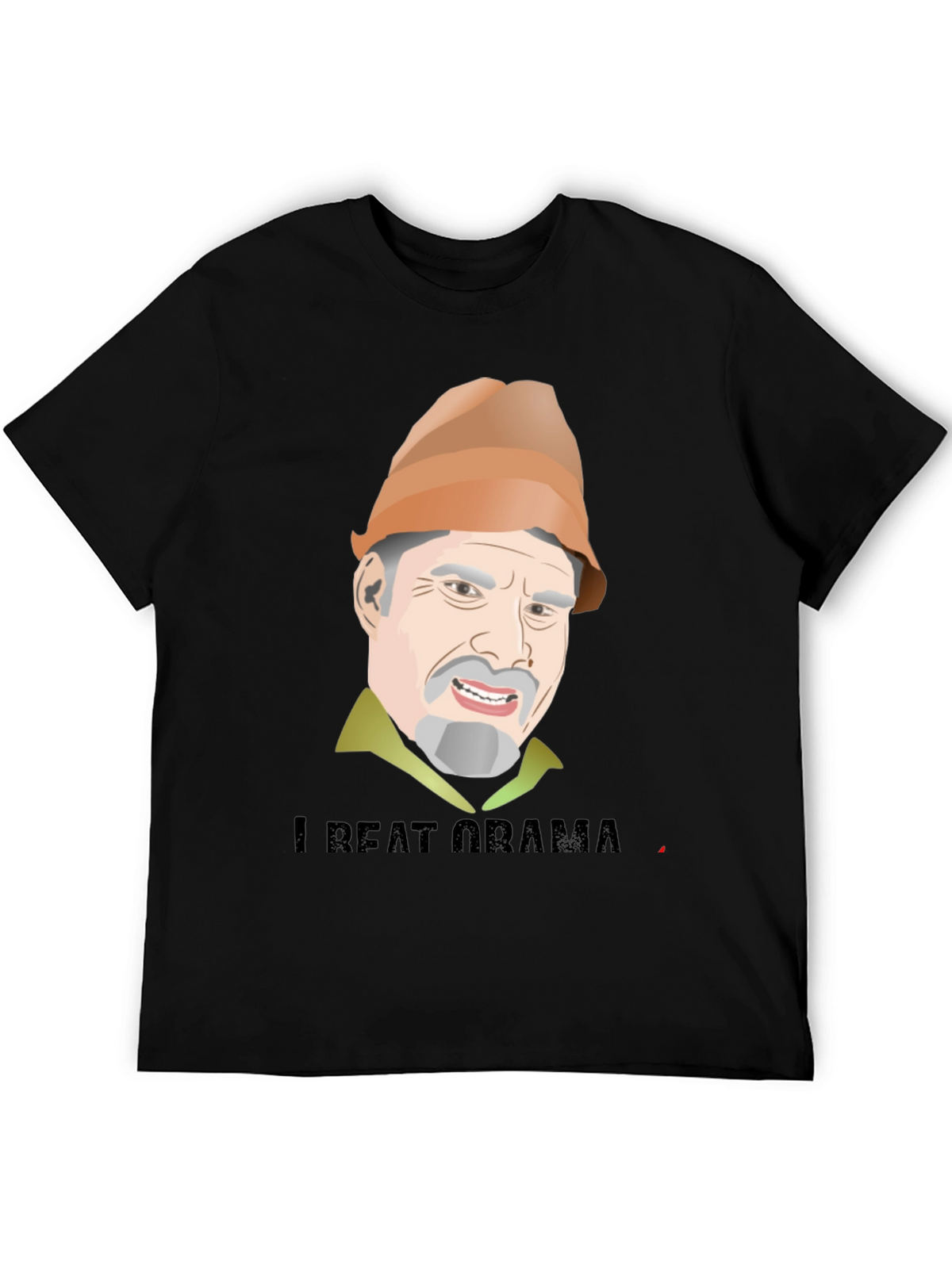 I Beat Obama T-Shirt Funny Political Humor Tee