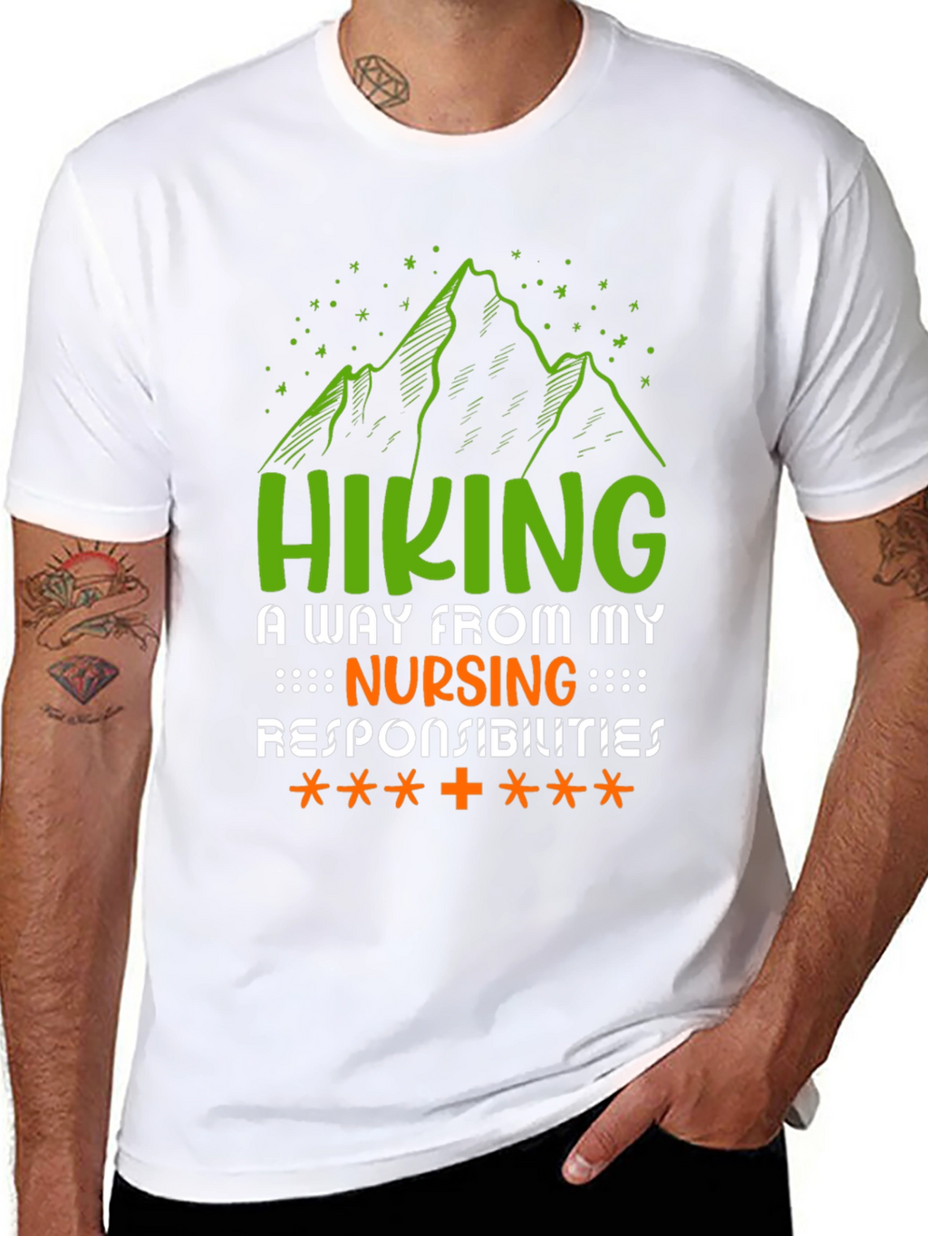 Hiking Nursing Responsibilities T-Shirt