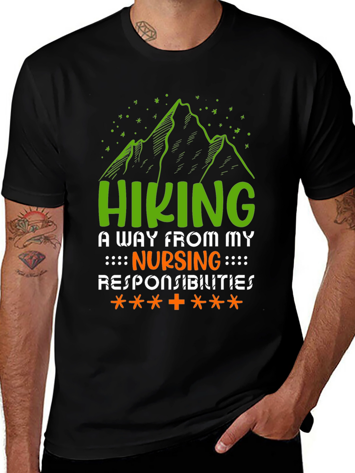 Hiking Nursing Responsibilities T-Shirt