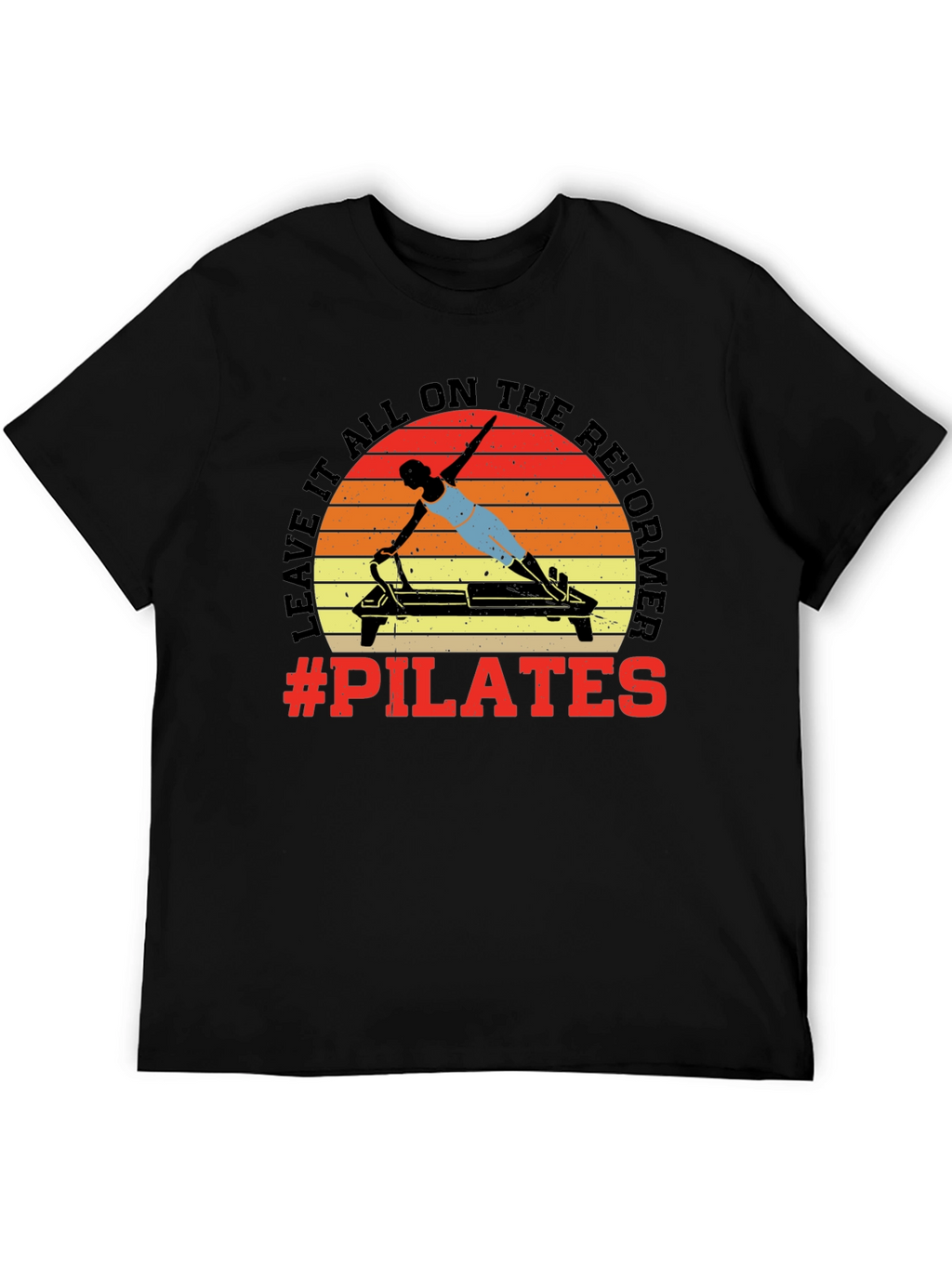 Pilates Reformer Graphic Tee - Workout Ready!