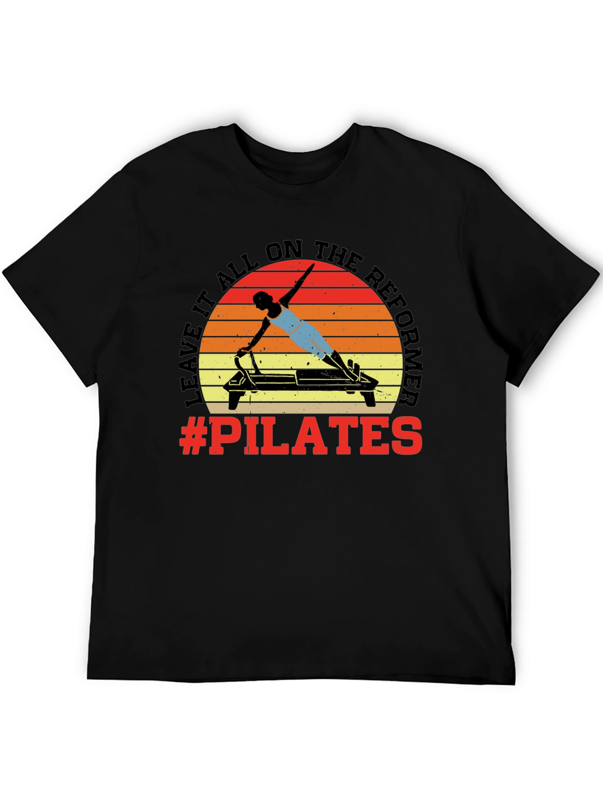 Pilates Reformer Graphic Tee - Workout Ready!