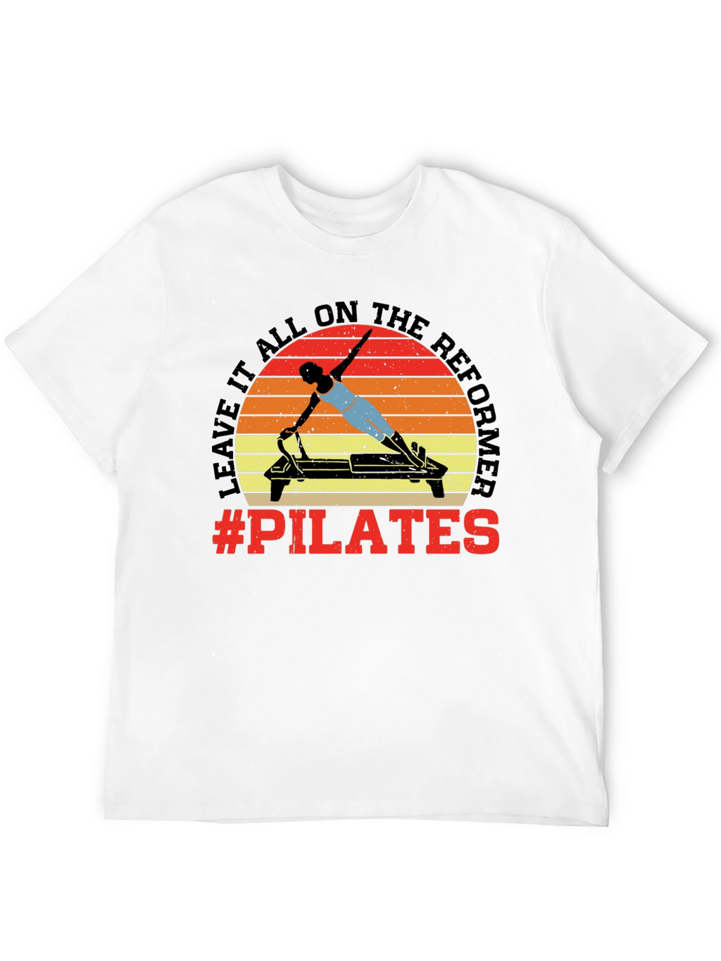 Pilates Reformer Graphic Tee - Workout Ready!