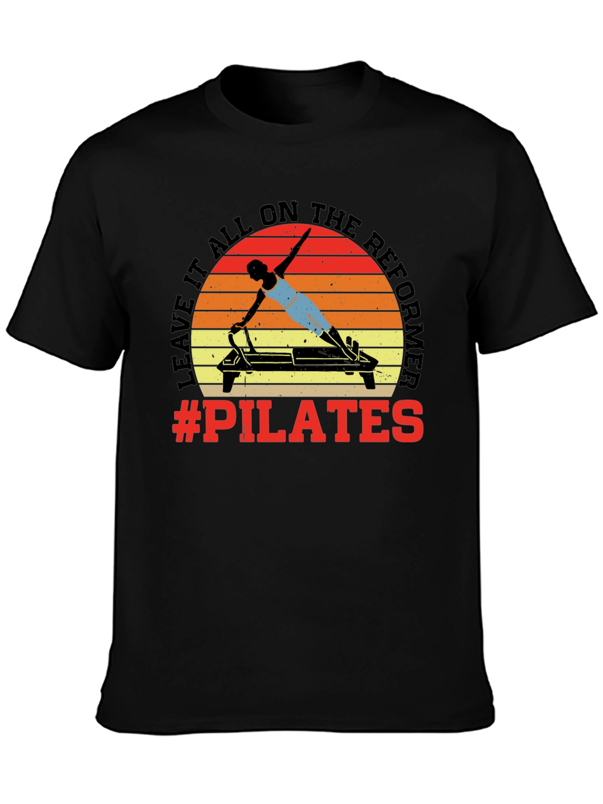 Pilates Reformer Graphic Tee - Workout Ready!