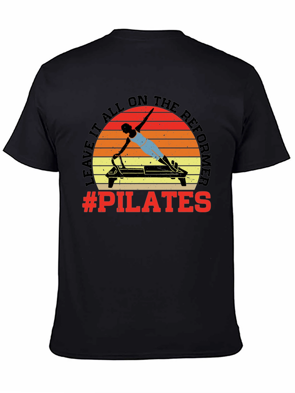 Pilates Reformer Graphic Tee - Workout Ready!