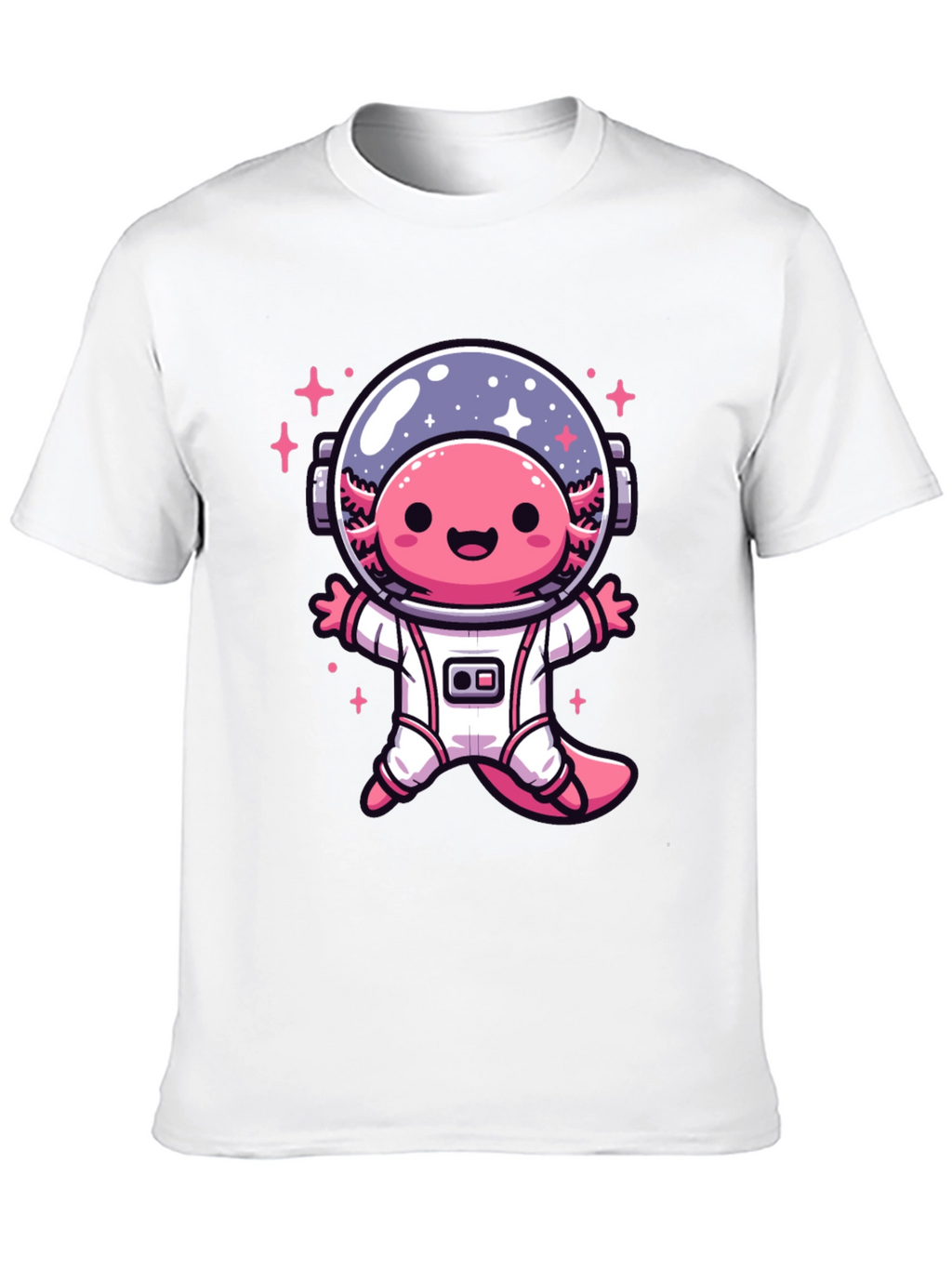 Axolotl Astronaut Graphic Tee - Space Cute