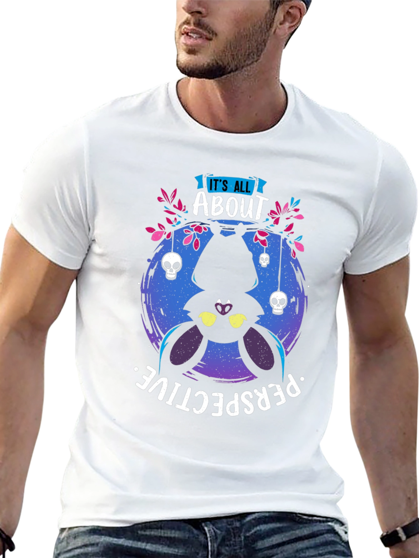 Upside Down Bat T-Shirt
