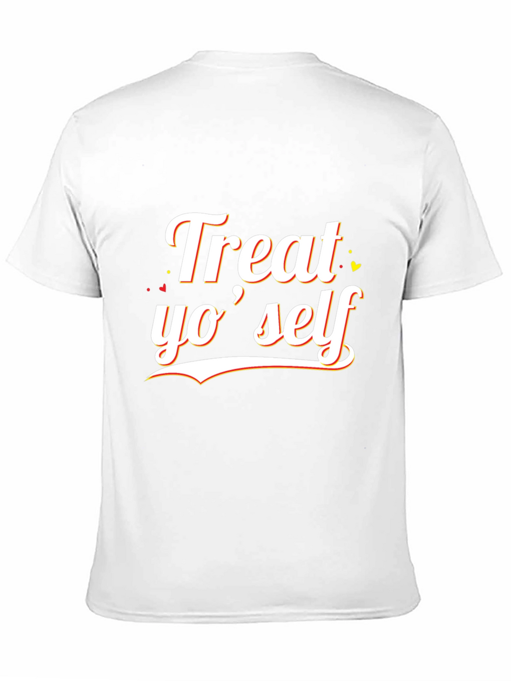 Treat Yo Self Black Graphic Tee