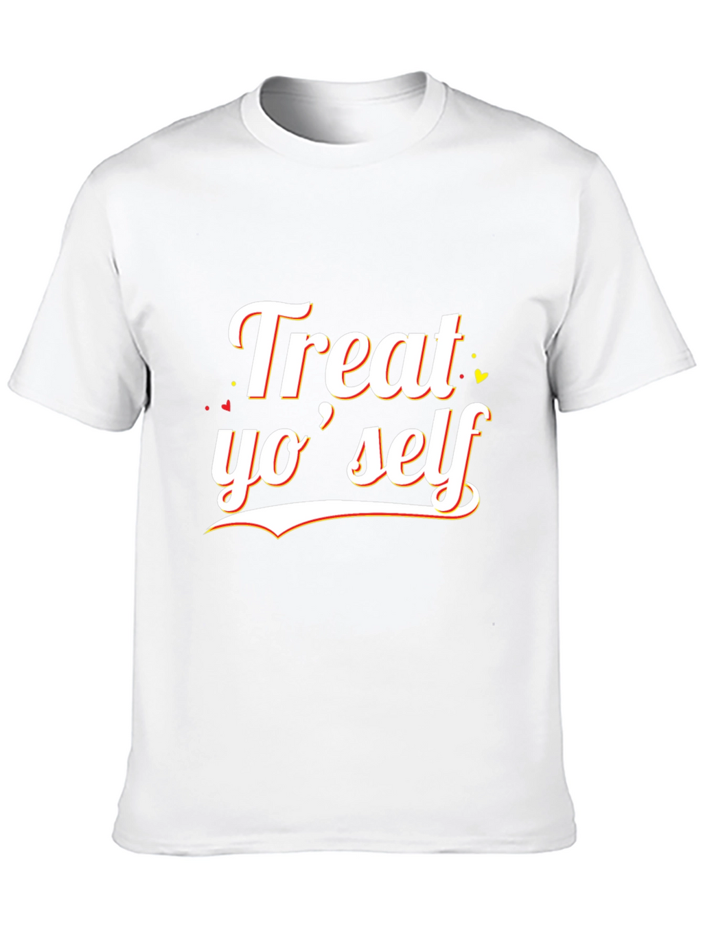 Treat Yo Self Black Graphic Tee