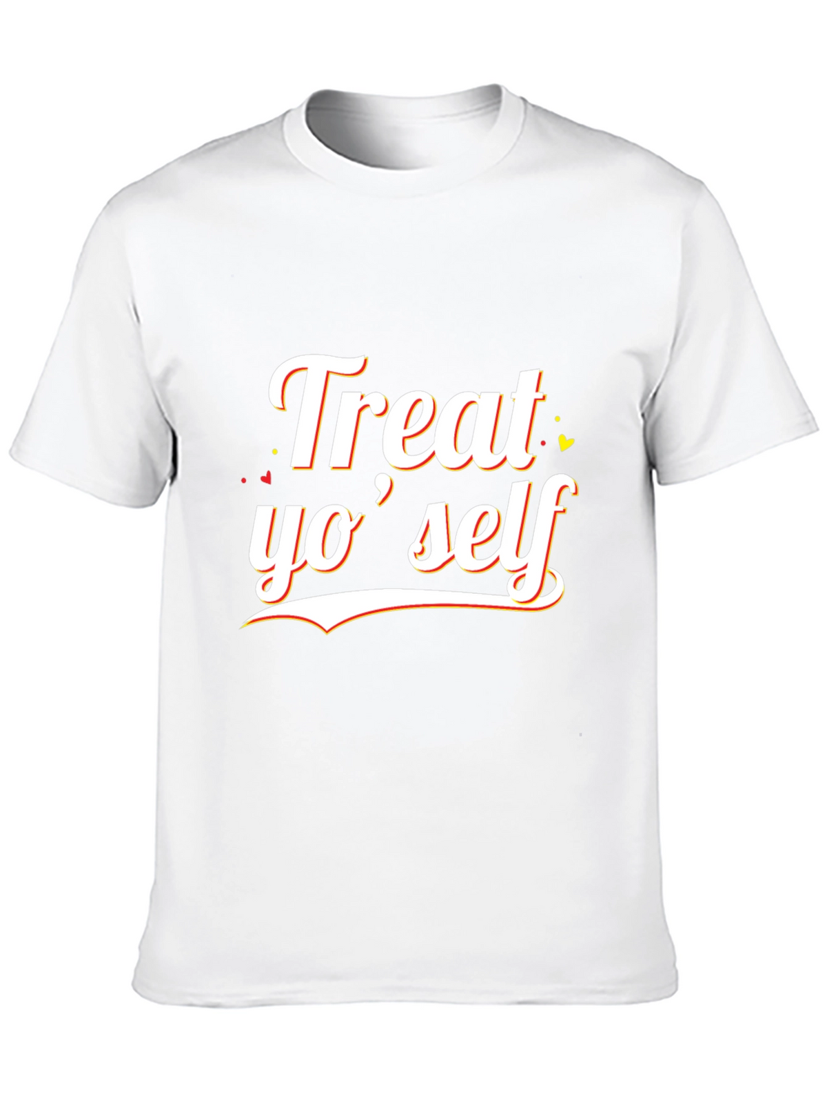 Treat Yo Self Black Graphic Tee