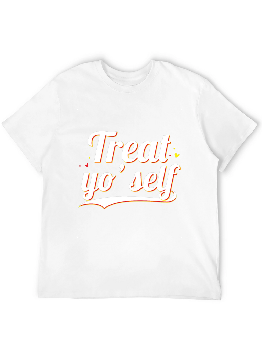 Treat Yo Self Black Graphic Tee