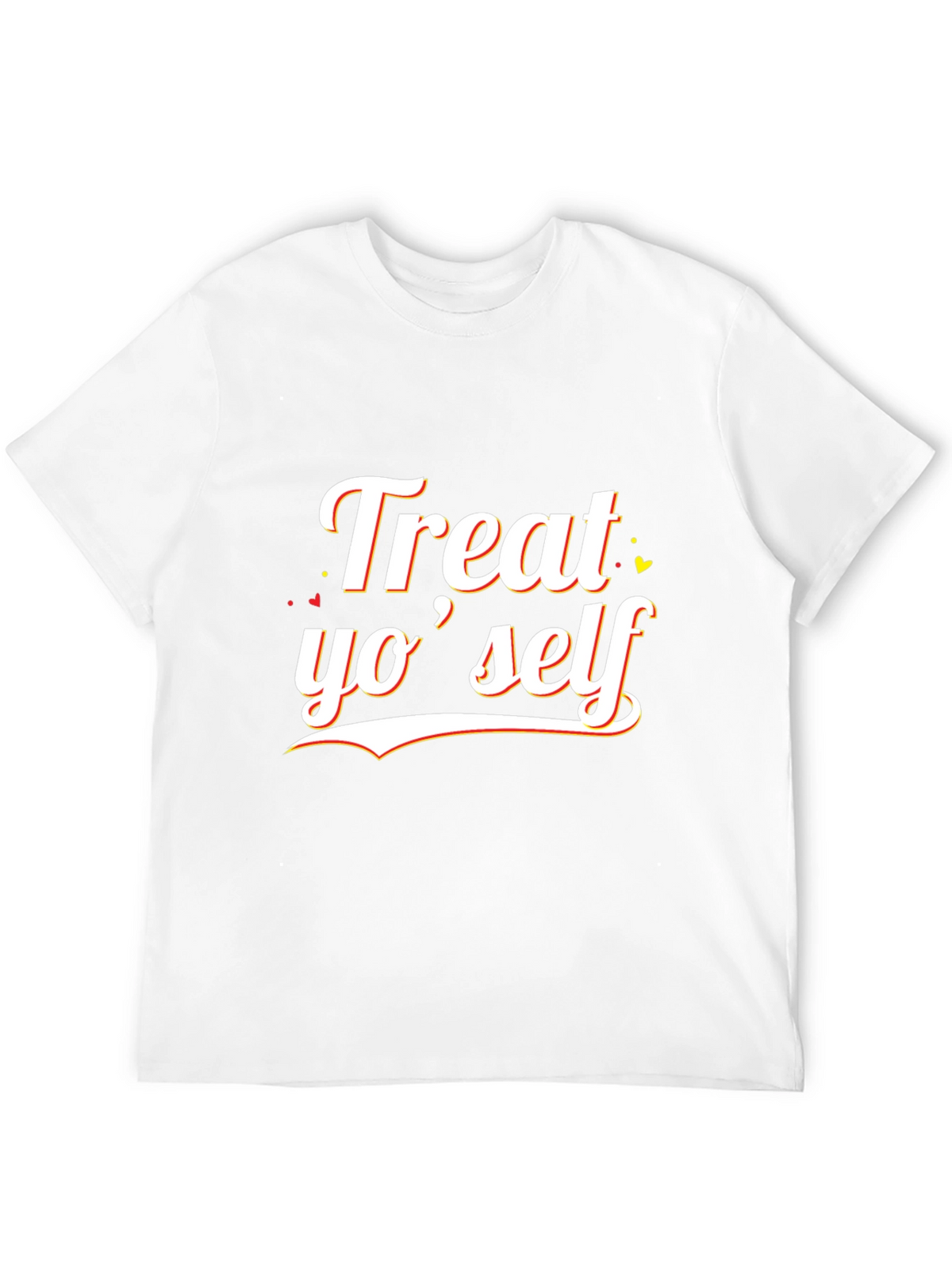 Treat Yo Self Black Graphic Tee