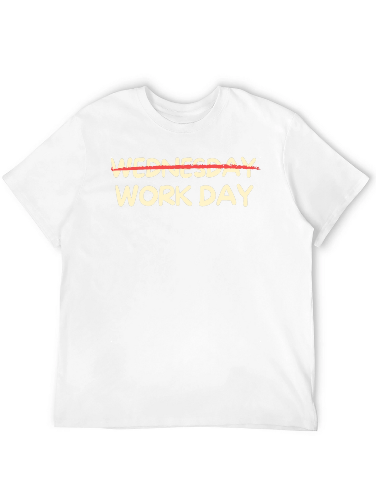 Wednesday Work Day T-Shirt - Black Cotton Tee