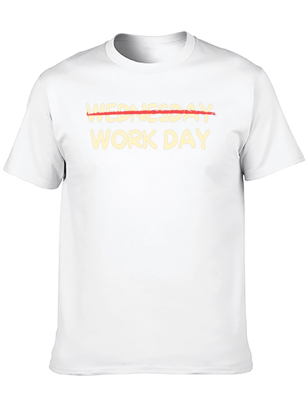 Wednesday Work Day T-Shirt - Black Cotton Tee