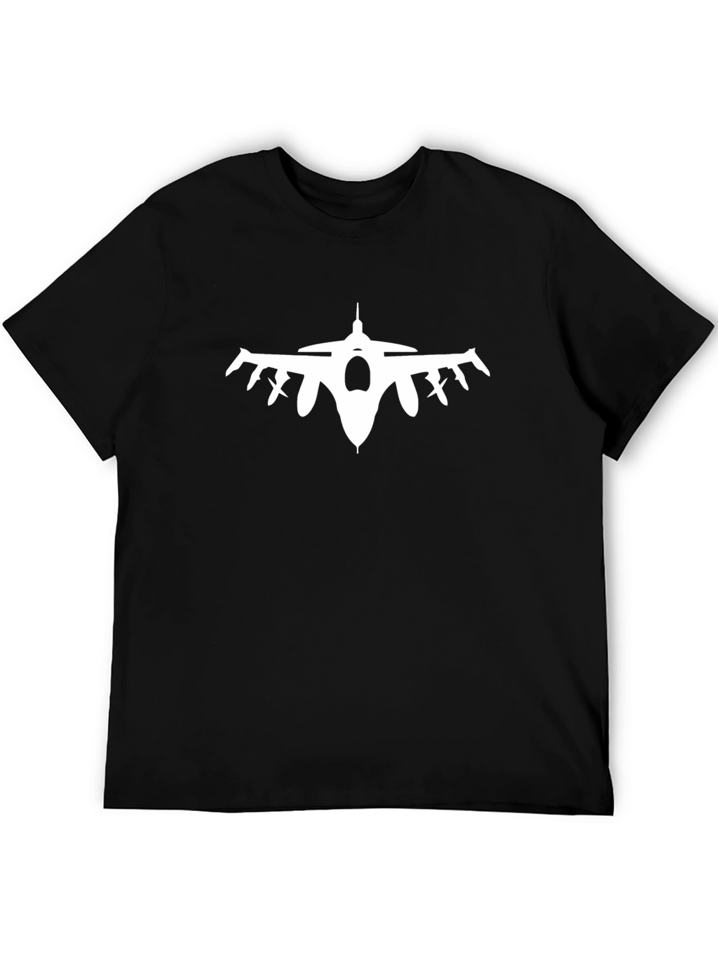 Jet Fighter Graphic Black T-Shirt