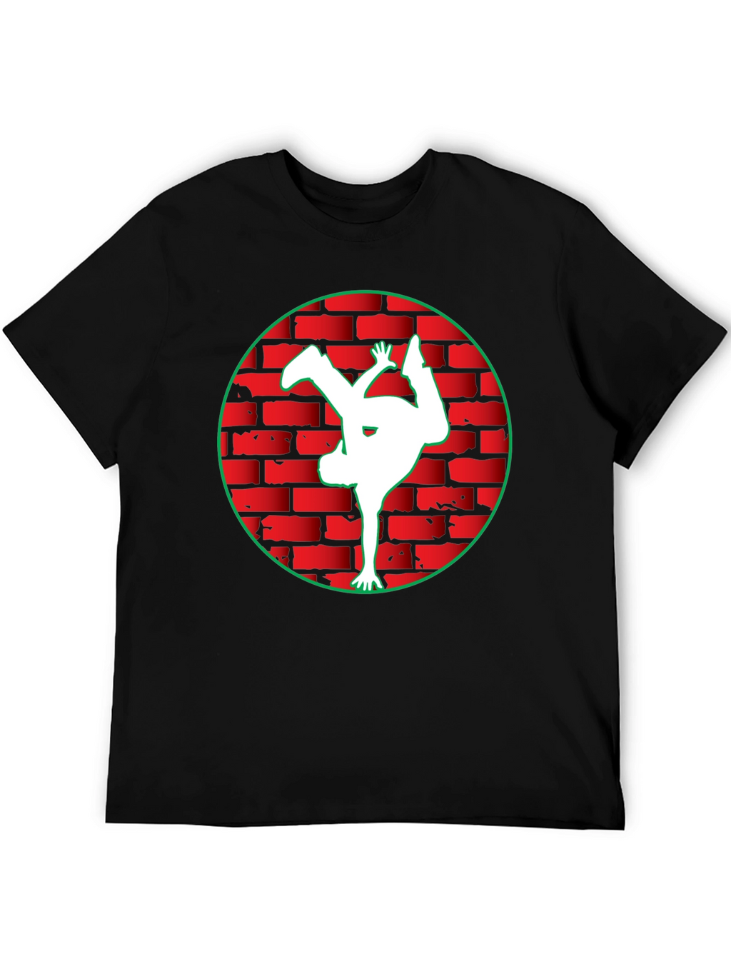 Street Dancer Graphic Tee - Black Casual T-Shirt