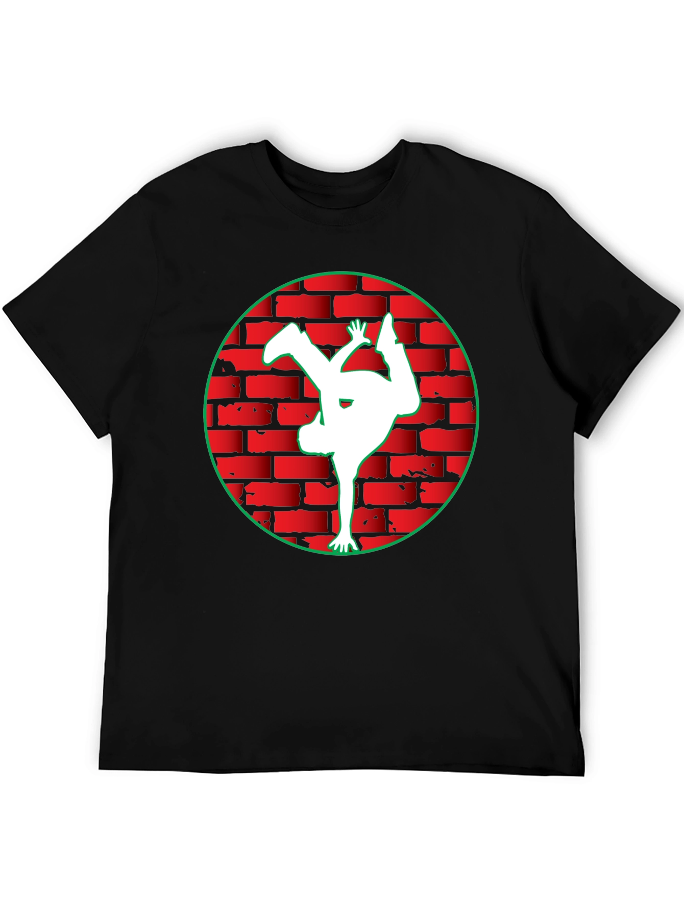 Street Dancer Graphic Tee - Black Casual T-Shirt