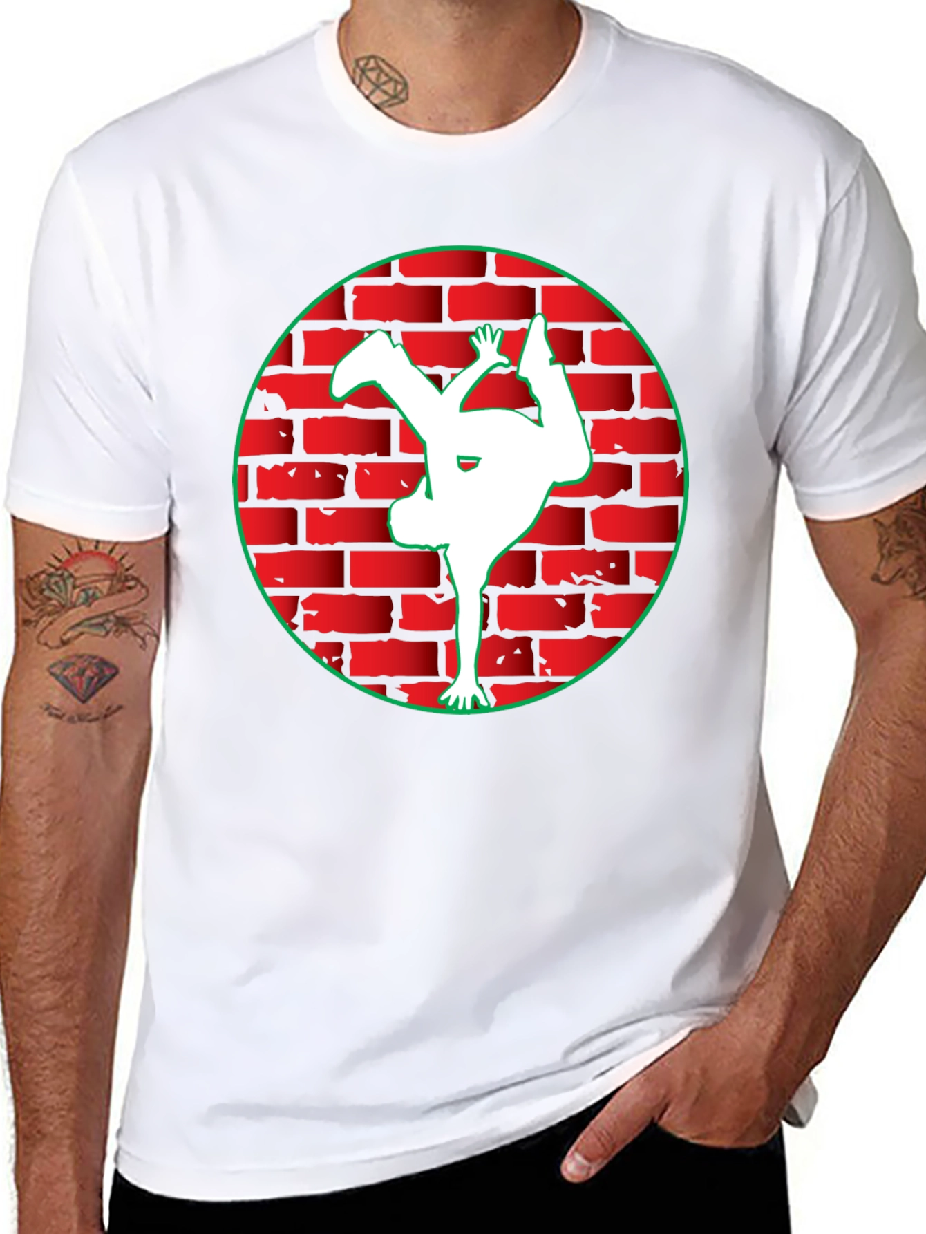 Street Dancer Graphic Tee - Black Casual T-Shirt