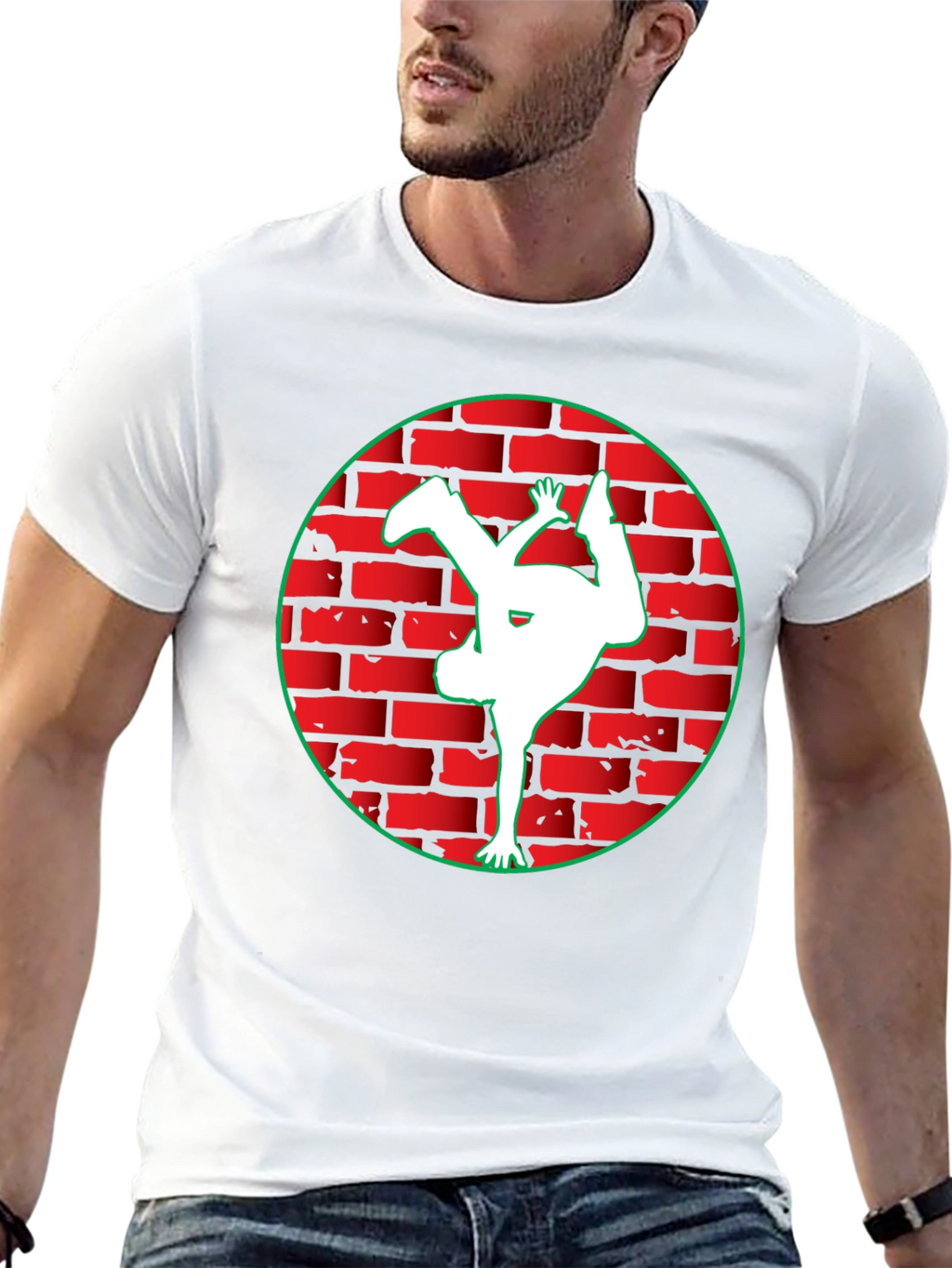 Street Dancer Graphic Tee - Black Casual T-Shirt