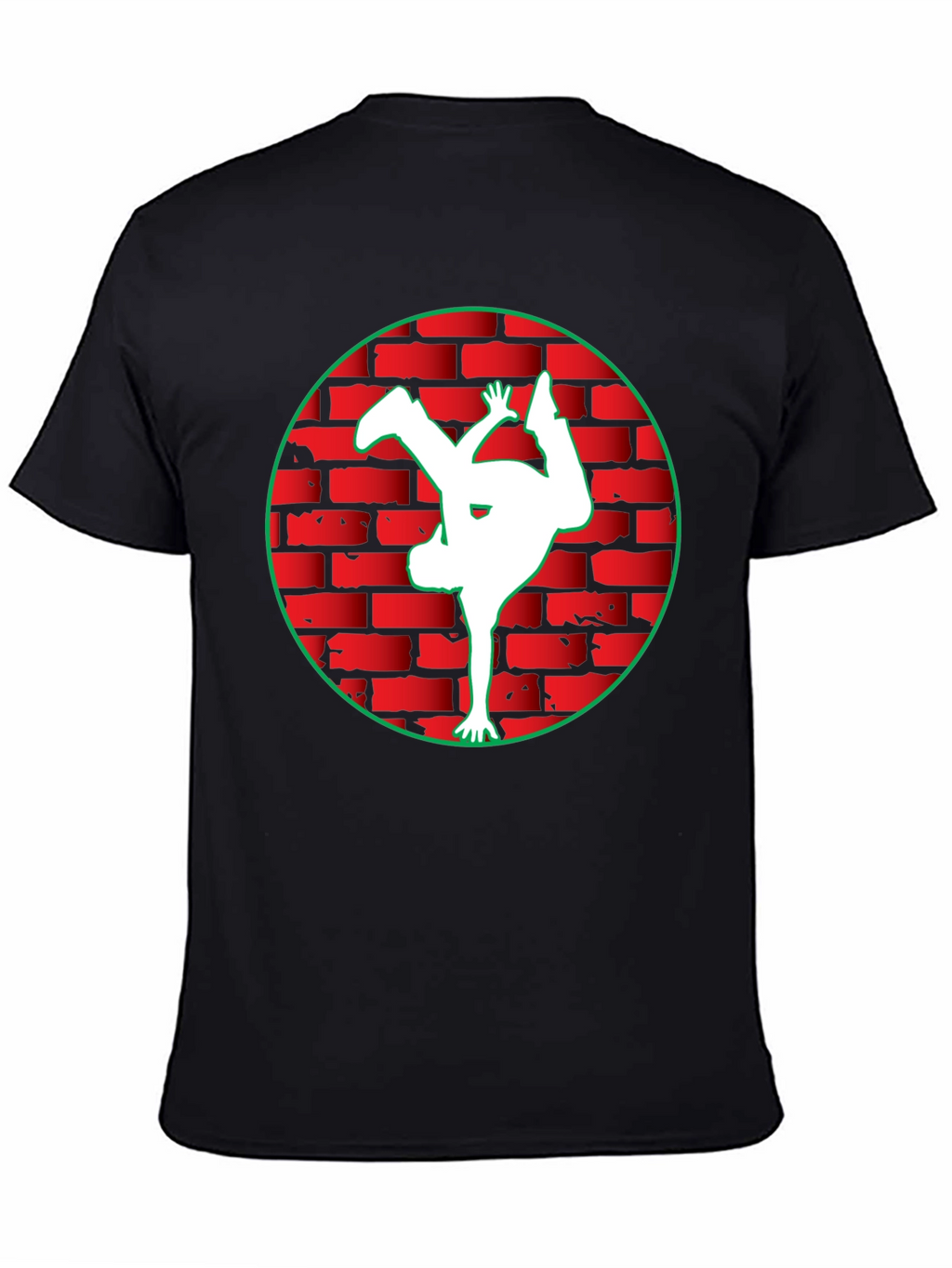 Street Dancer Graphic Tee - Black Casual T-Shirt