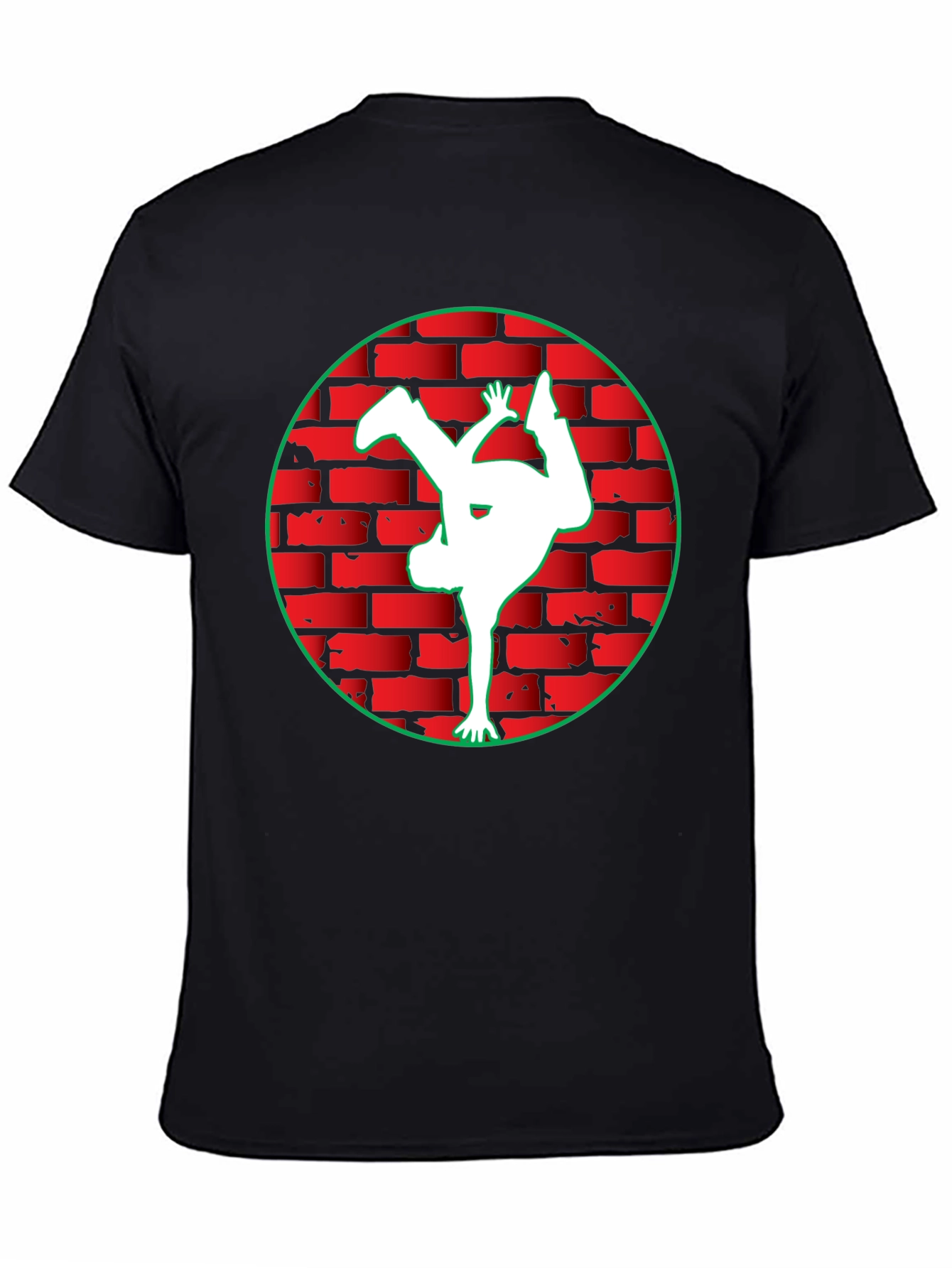Street Dancer Graphic Tee - Black Casual T-Shirt