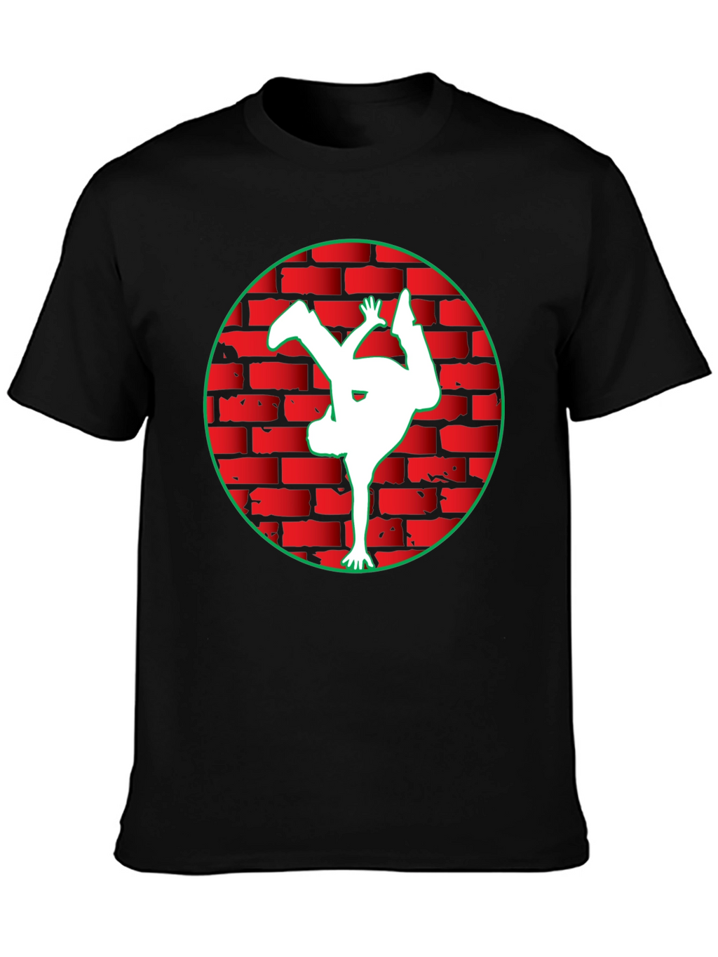 Street Dancer Graphic Tee - Black Casual T-Shirt