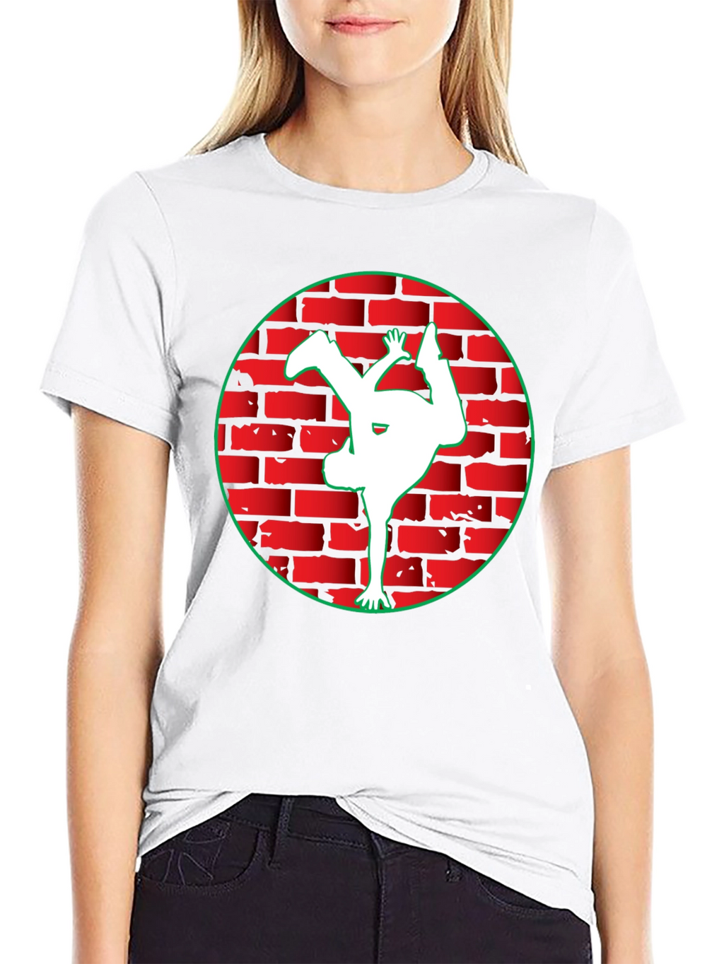 Street Dancer Graphic Tee - Black Casual T-Shirt