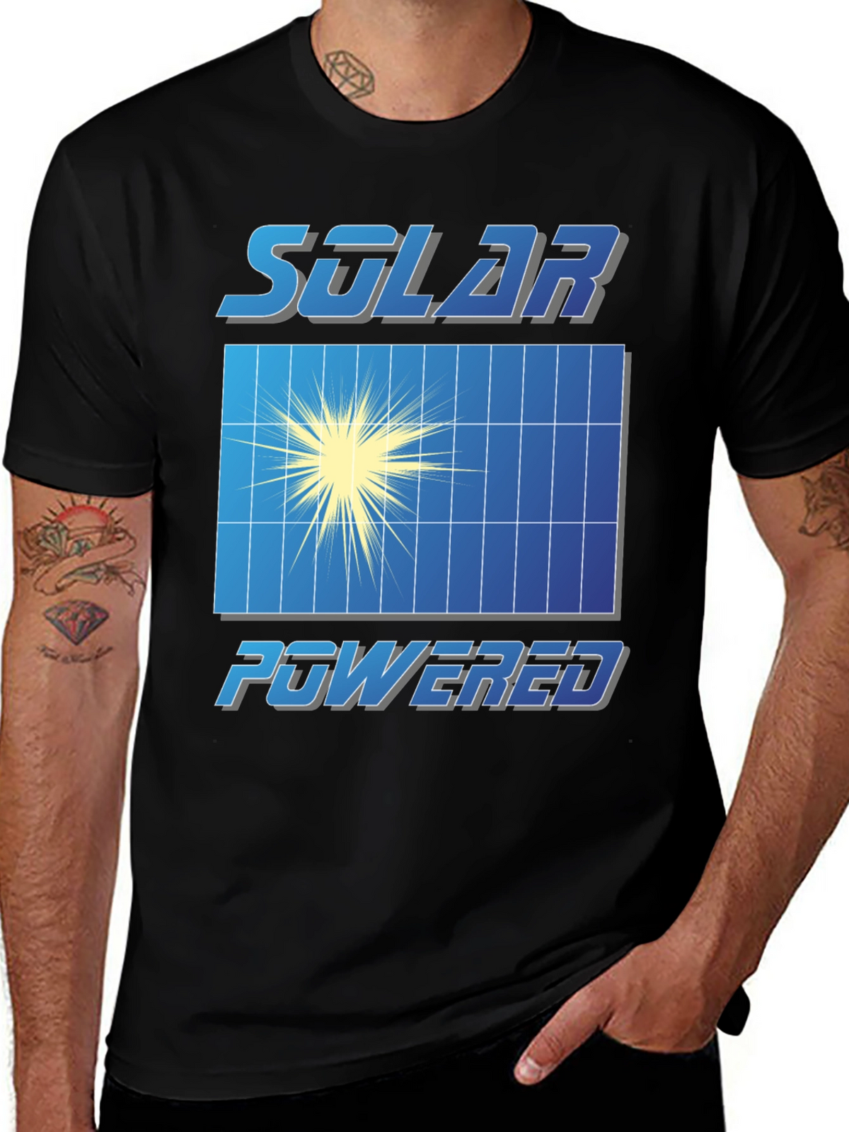 Solar Powered T-Shirt - Eco-Friendly Fashion