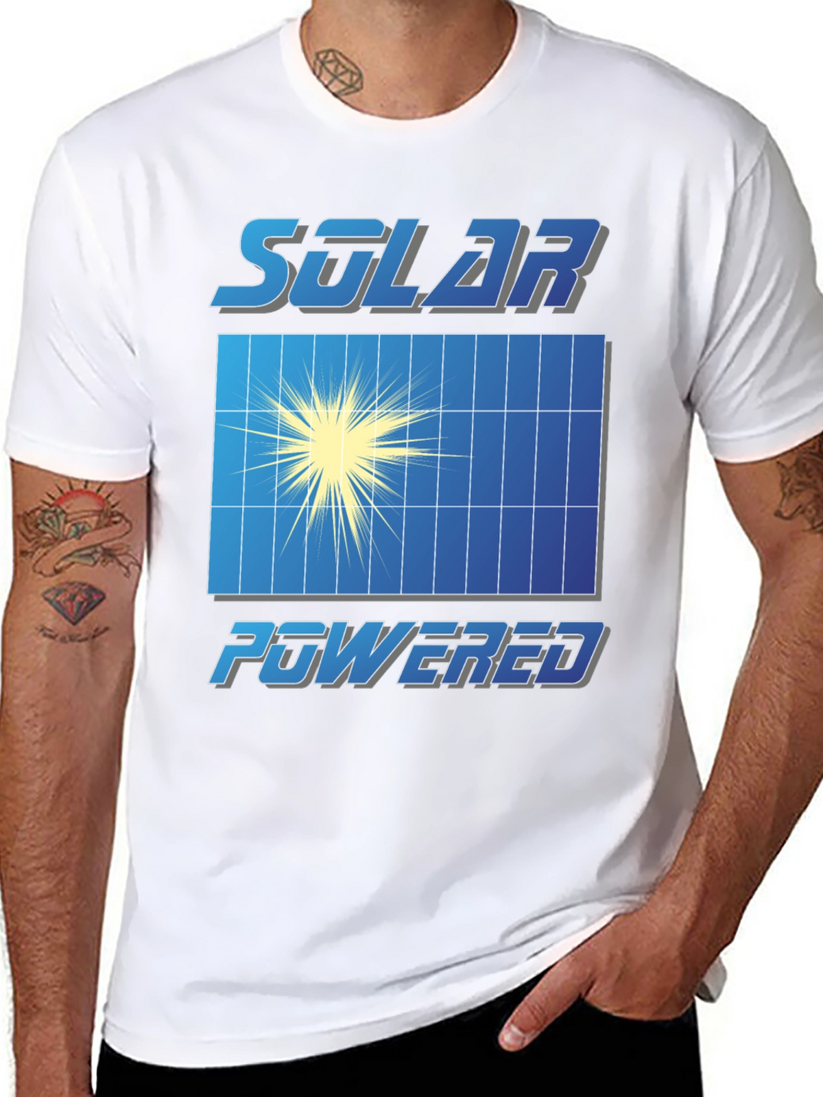 Solar Powered T-Shirt - Eco-Friendly Fashion