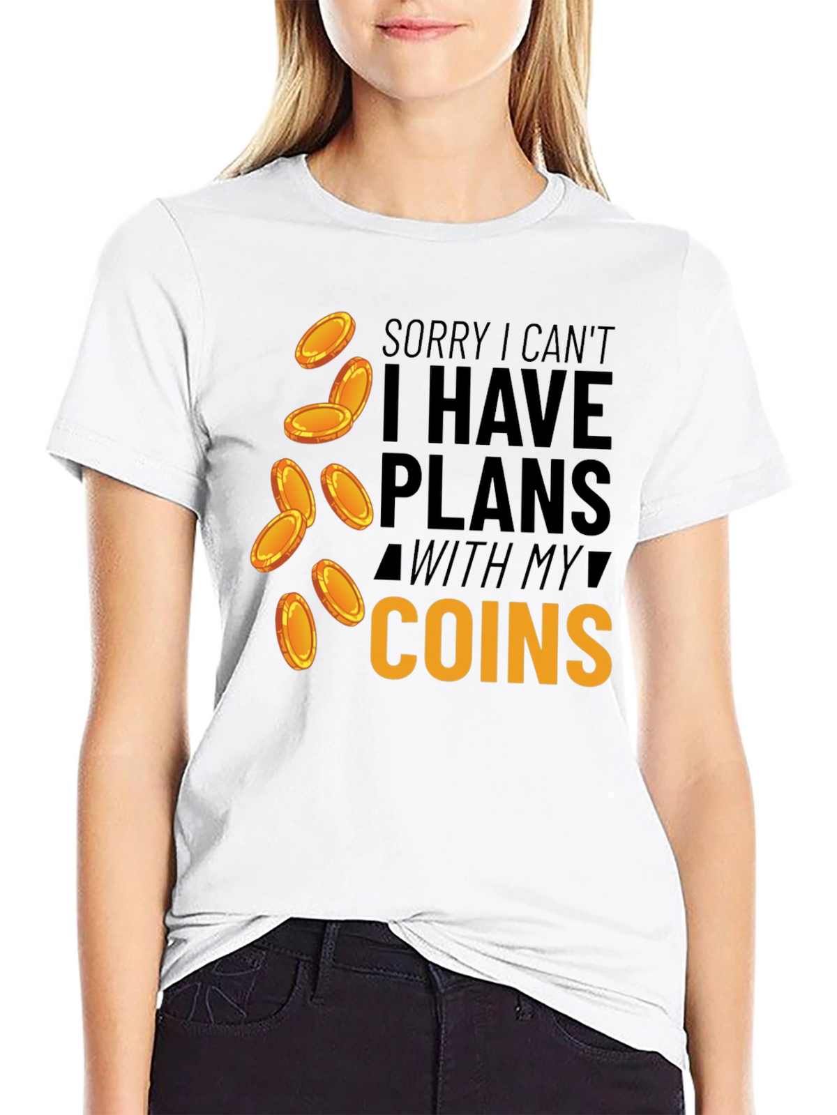 Plans With Coins T-Shirt Funny Money Tee
