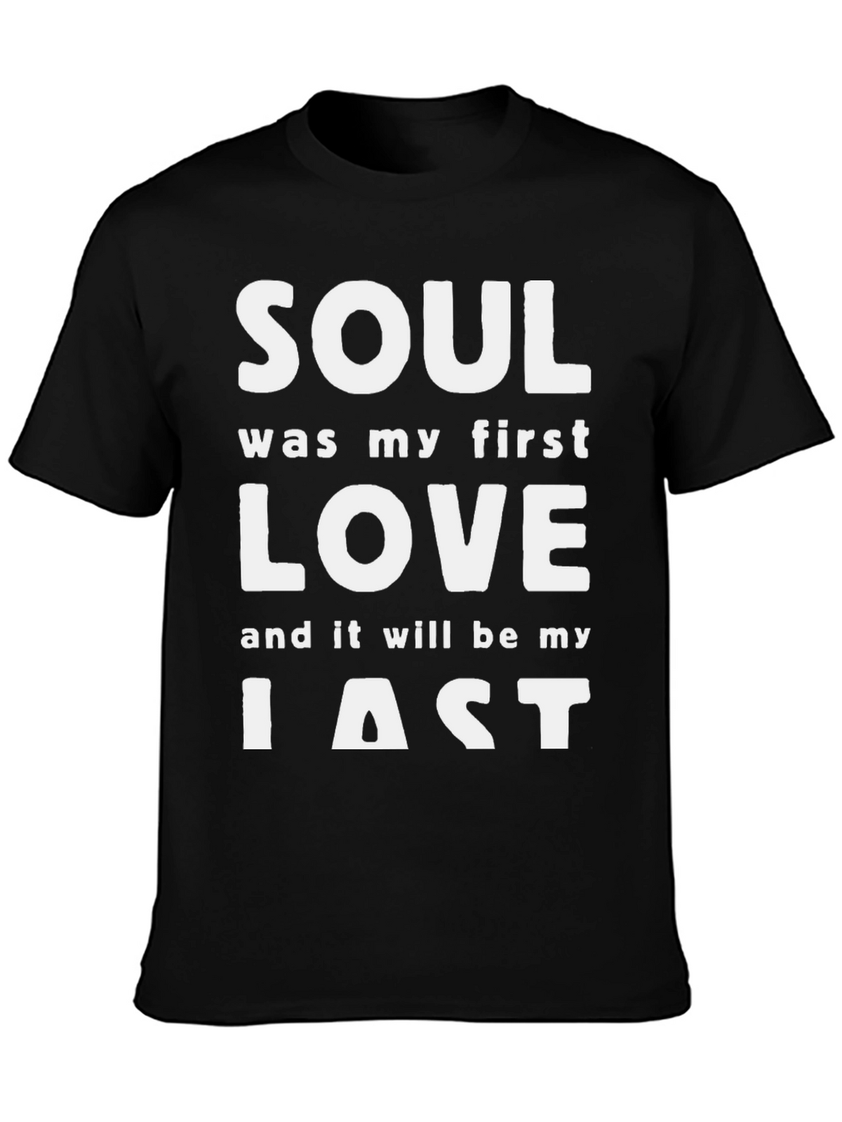 Soul Music Lover Black T-Shirt
