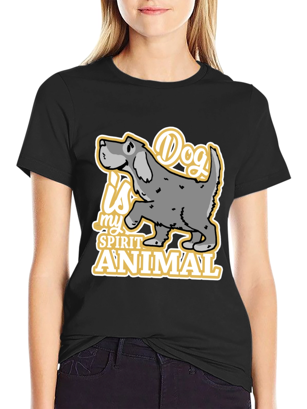 Dog Spirit Animal Graphic Tee